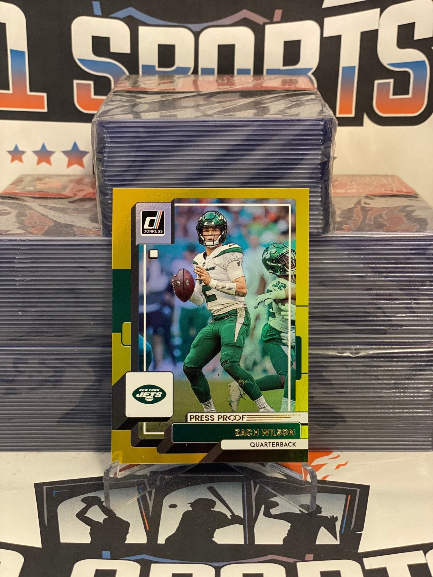 2022 Donruss (Gold, Press Proof) Zach Wilson #142