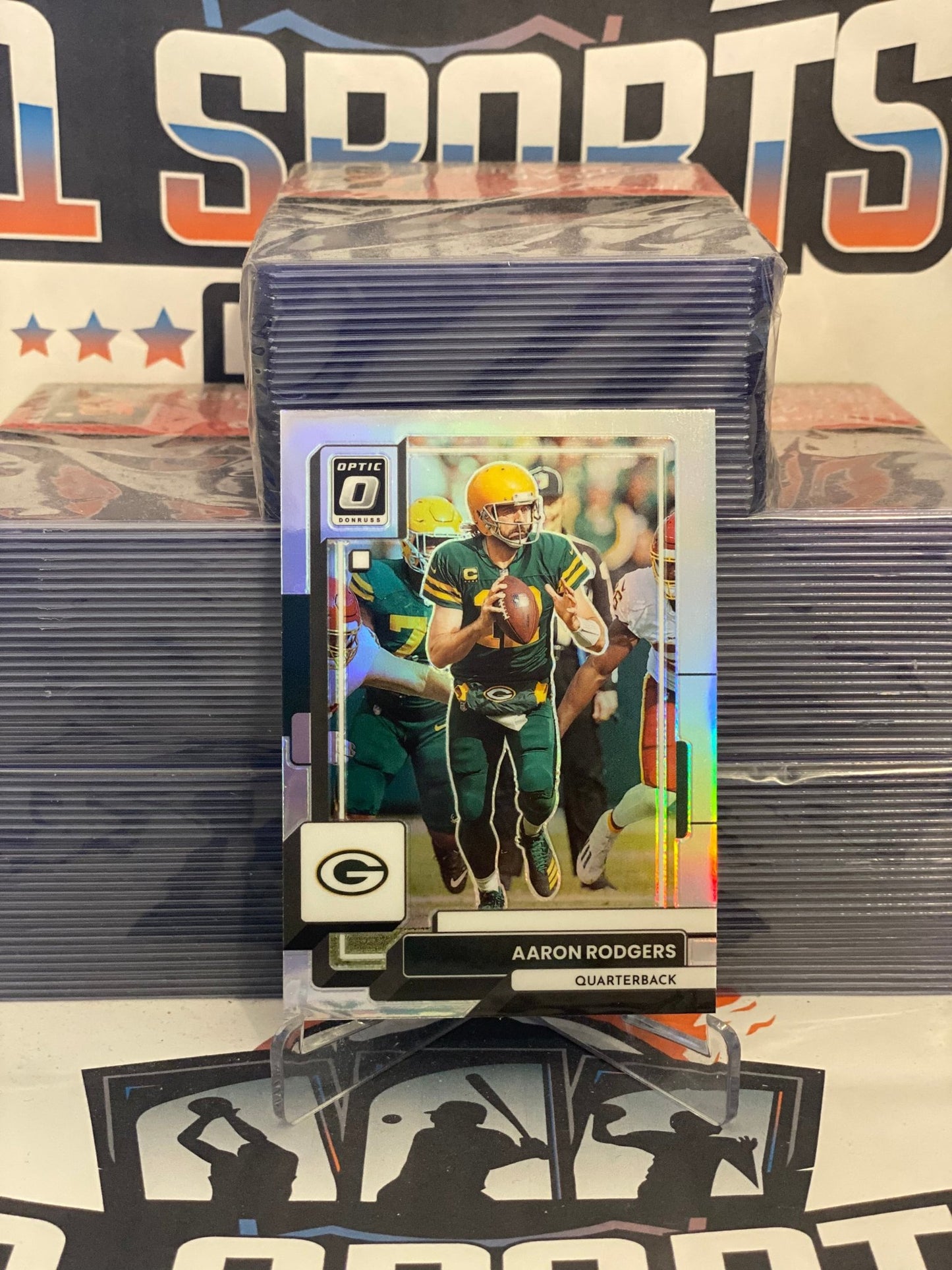 2022 Donruss Optic (Holo Prizm) Aaron Rodgers #70