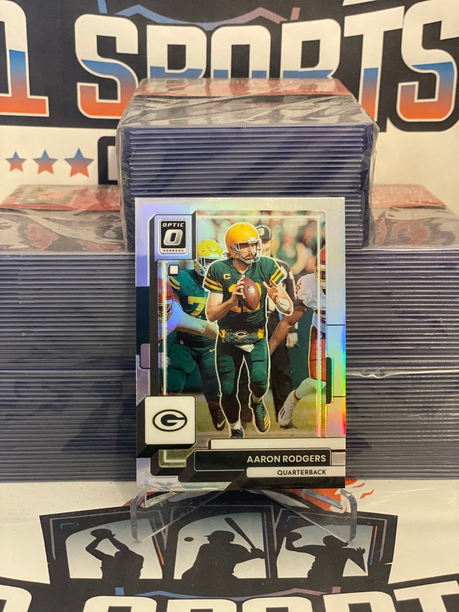 2022 Donruss Optic (Holo Prizm) Aaron Rodgers #70