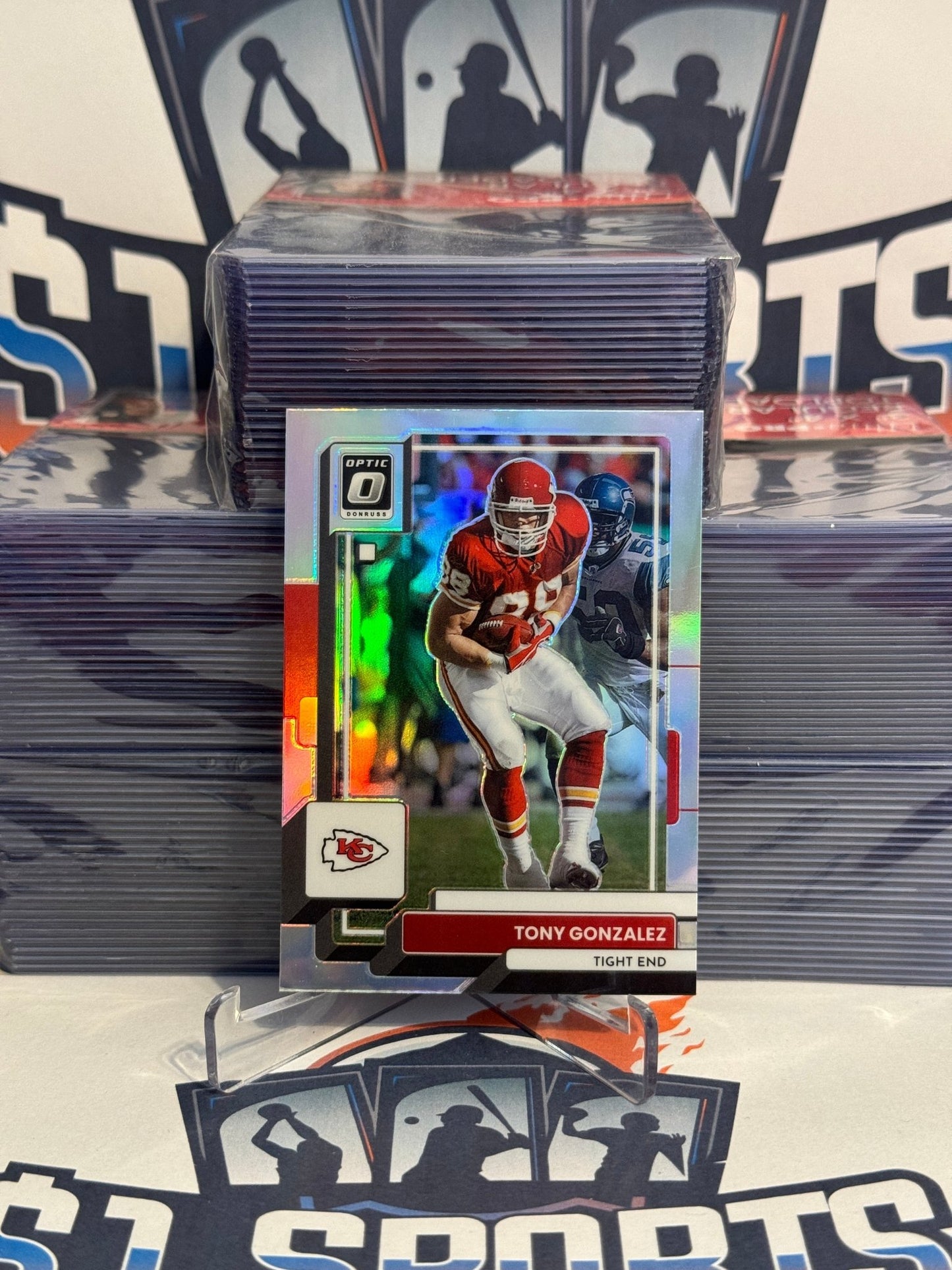 2022 Donruss Optic (Holo Prizm) Tony Gonzalez #100