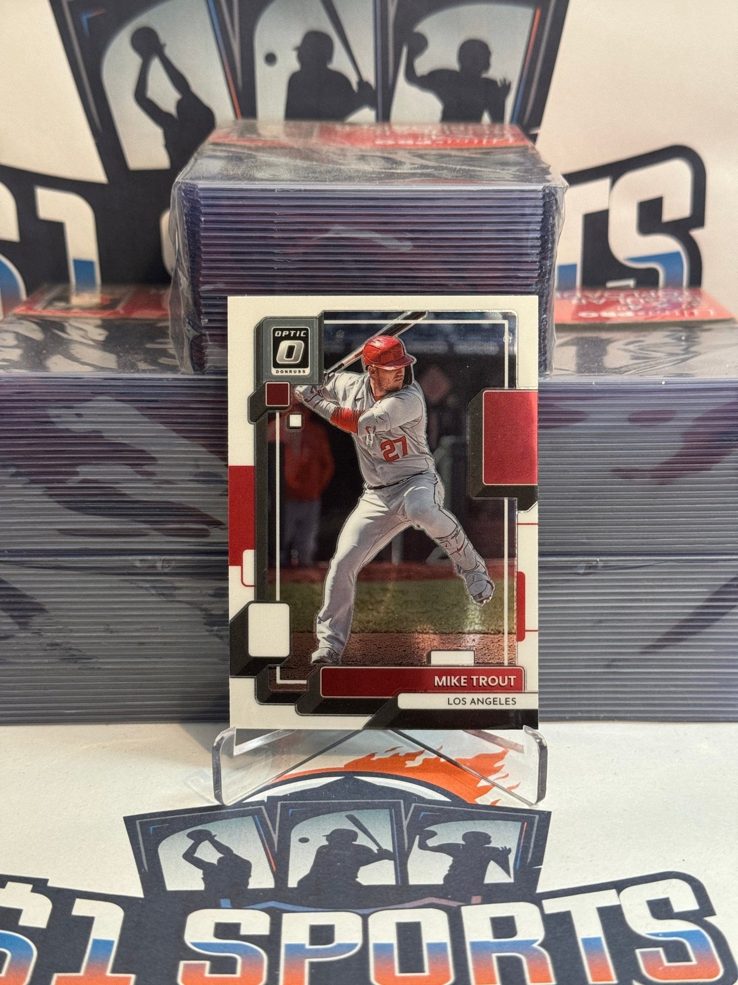 2022 Donruss Optic Mike Trout #157