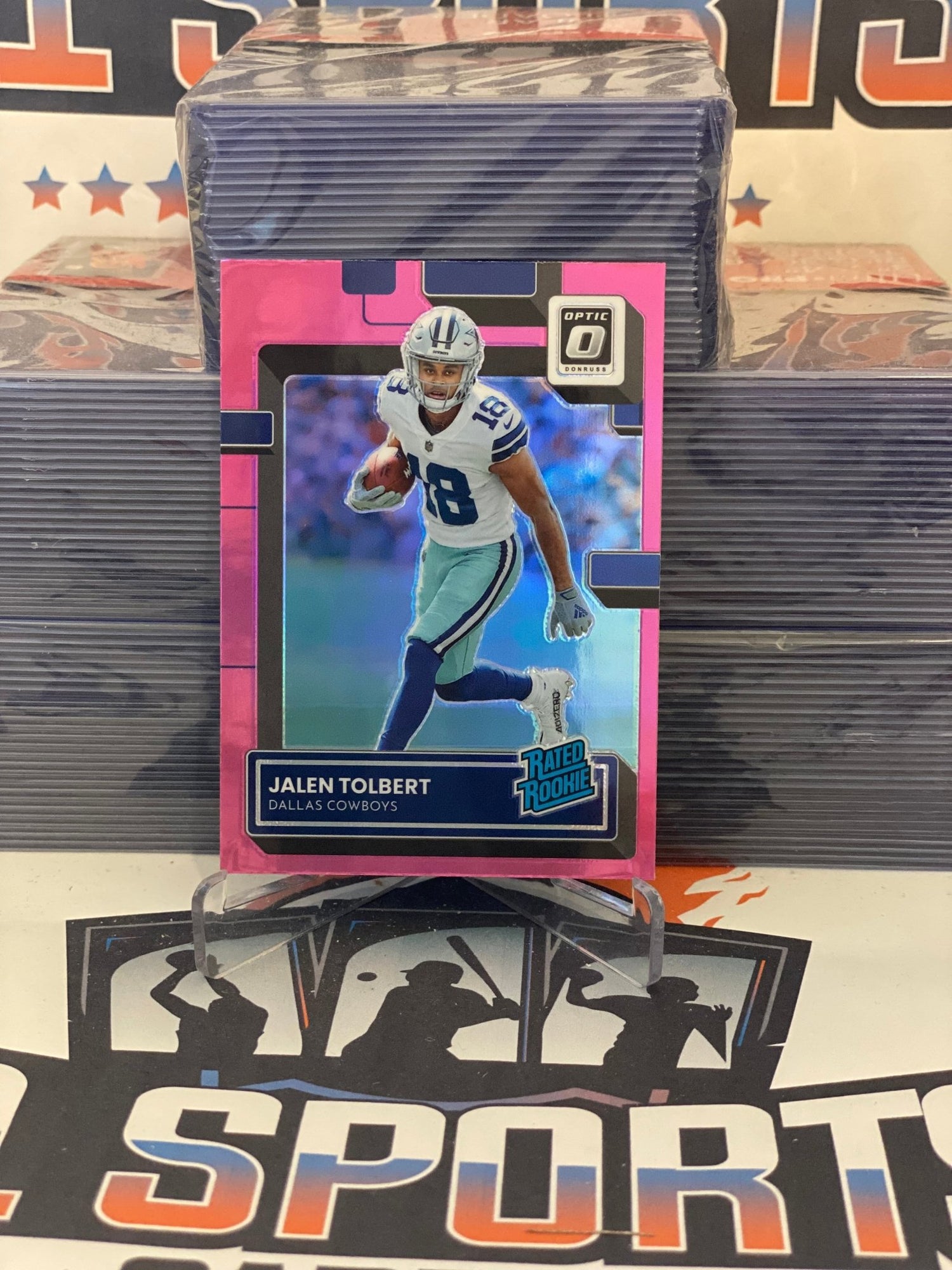 2022 Donruss Optic (Pink Prizm, Rated Rookie) Jalen Tolbert #231