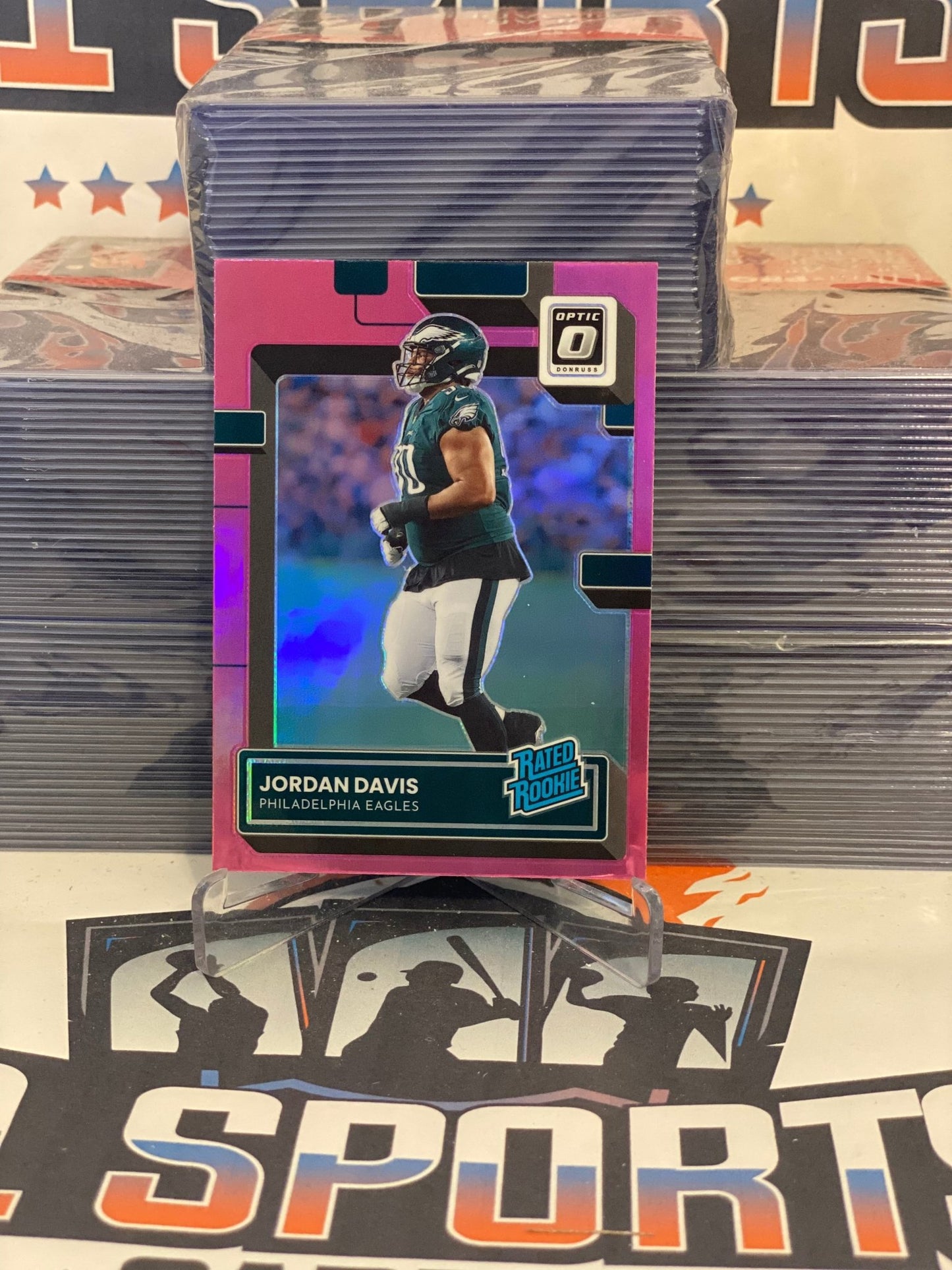 2022 Donruss Optic (Pink Prizm, Rated Rookie) Jordan Davis #246