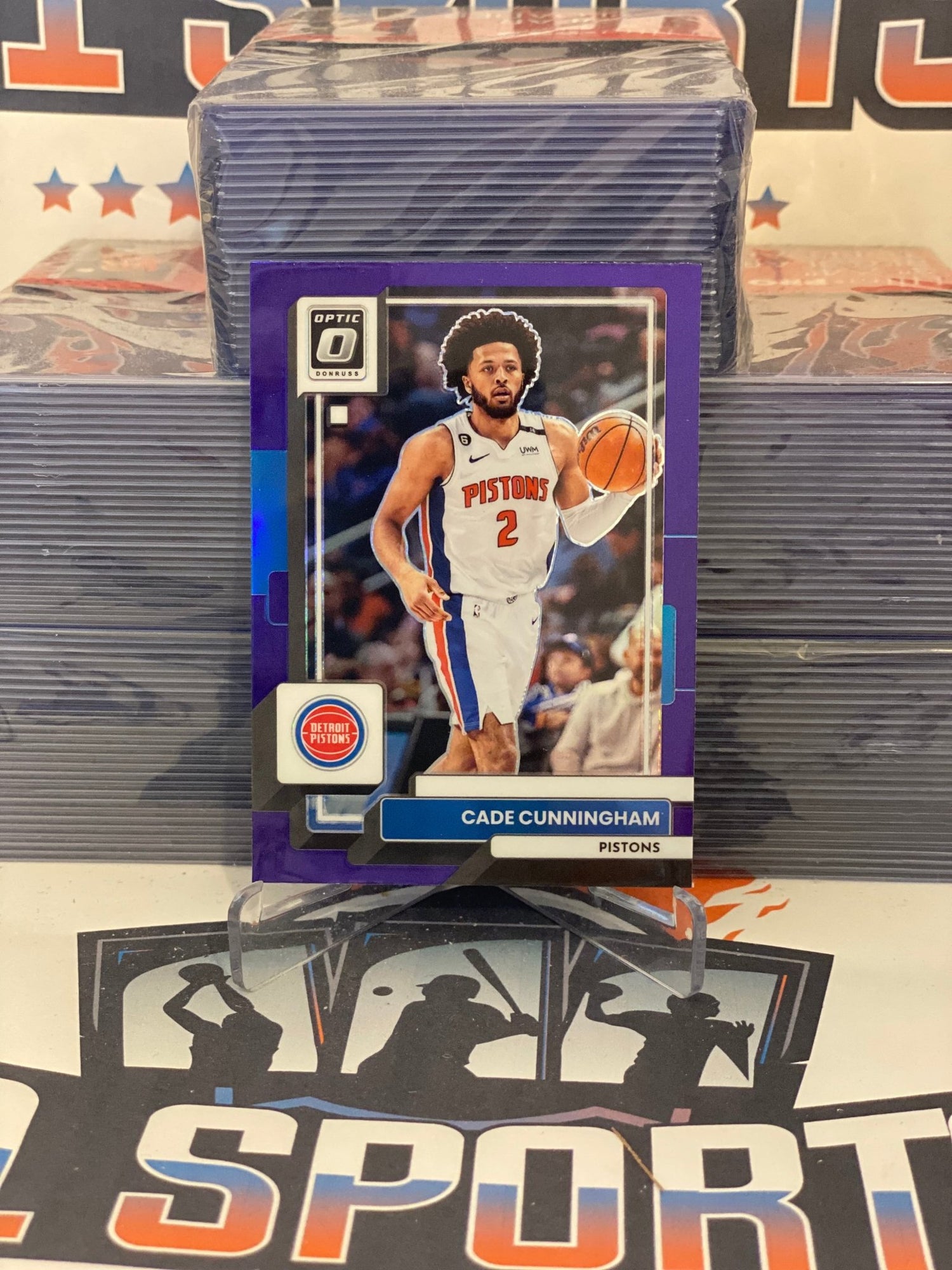 2022 Donruss Optic (Purple Prizm) Cade Cunningham #92