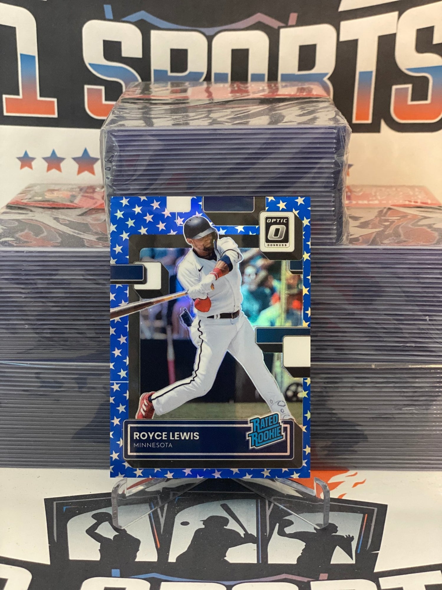 2022 Donruss Optic (Spirit of '76 61/76) Royce Lewis Rookie #164