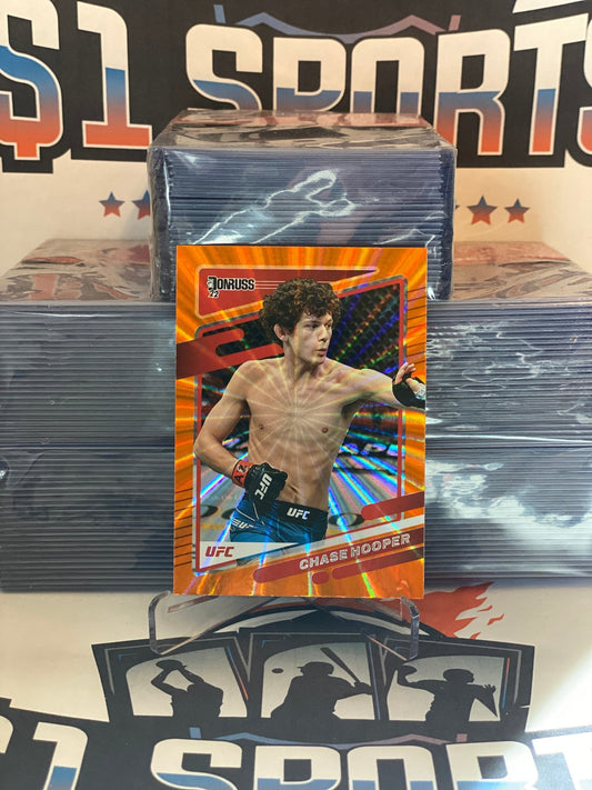 2022 Donruss UFC (Orange Laser Prizm) Chase Hooper #186