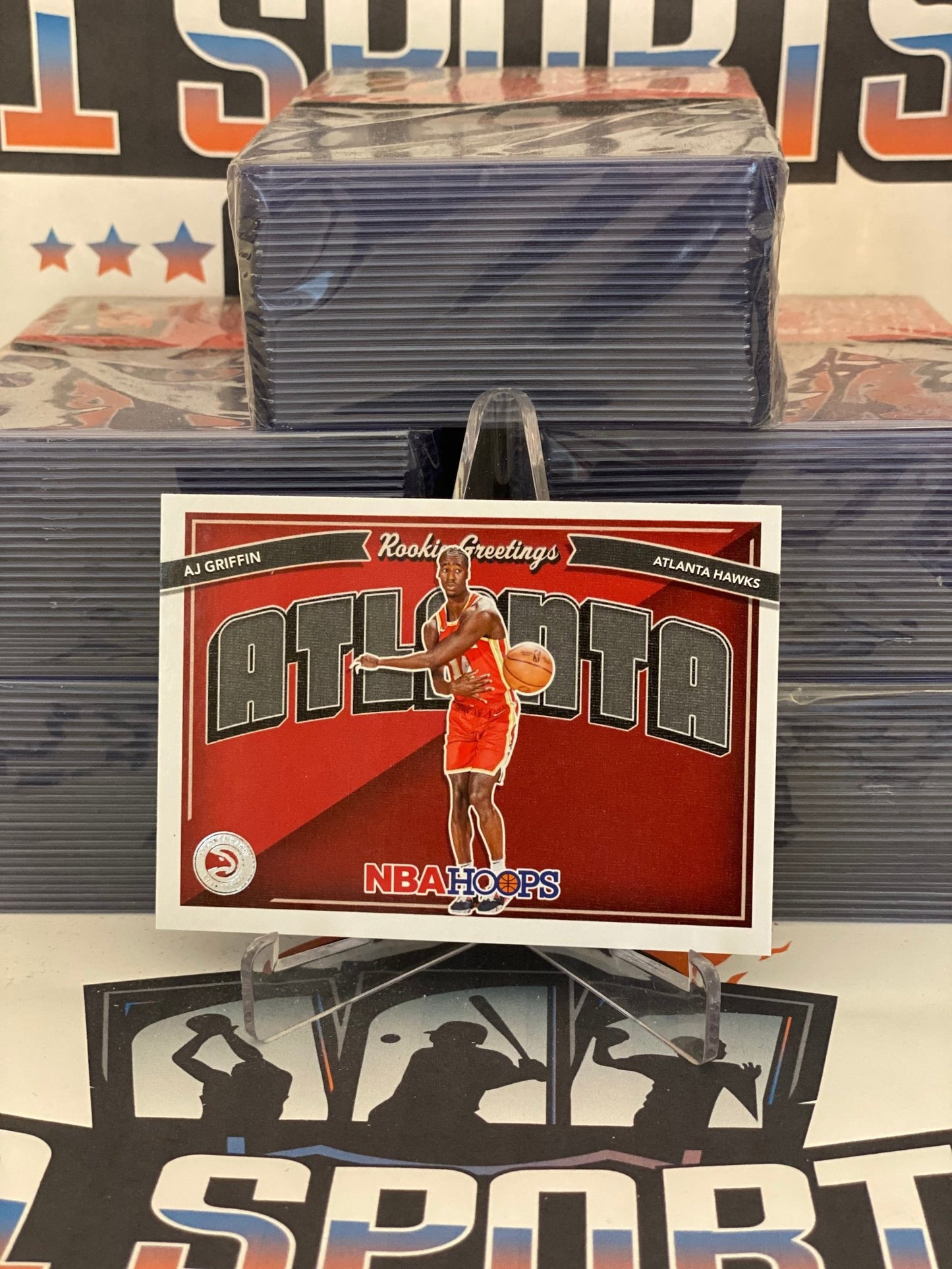 2022 NBA Hoops (Rookie Greetings) AJ Griffin Rookie #16