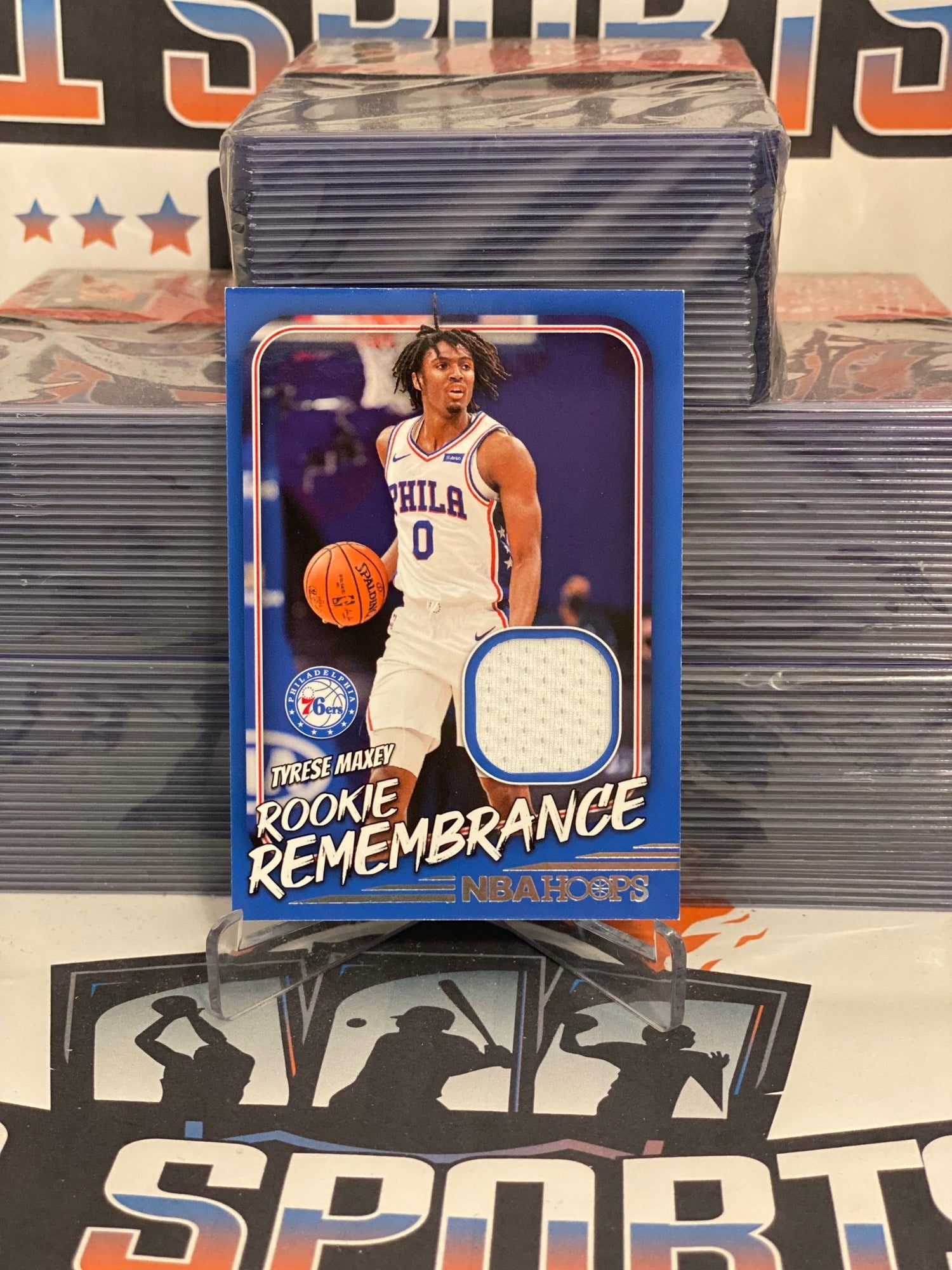 2022 NBA Hoops (Rookie Rememberance Relic) Tyrese Maxey #RR-TMP