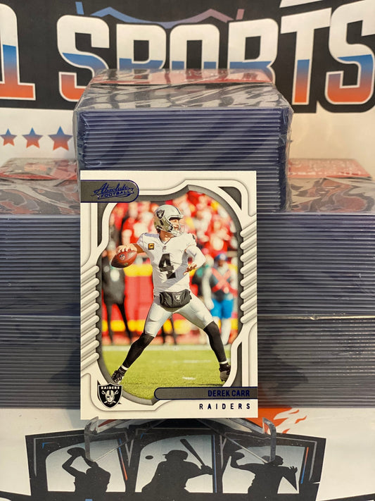 2022 Panini Absolute (Blue) Derek Carr #63