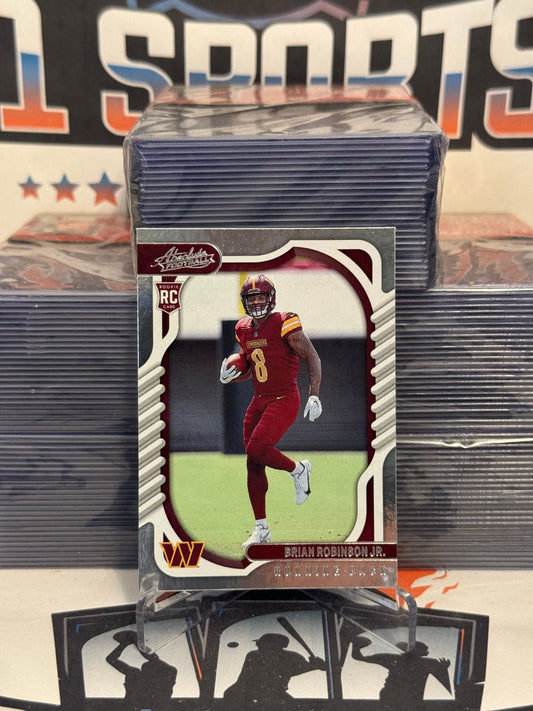 2022 Panini Absolute Brian Robinson Jr. Rookie #127