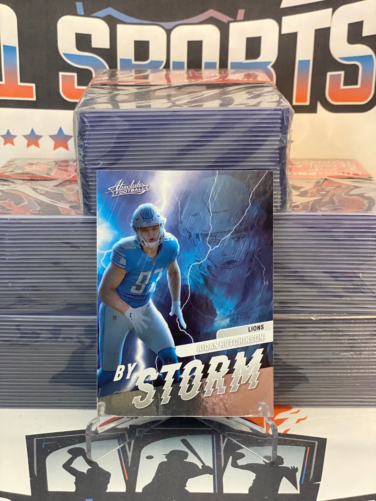 2022 Panini Absolute (By Storm) Aidan Hutchinson #BST-12
