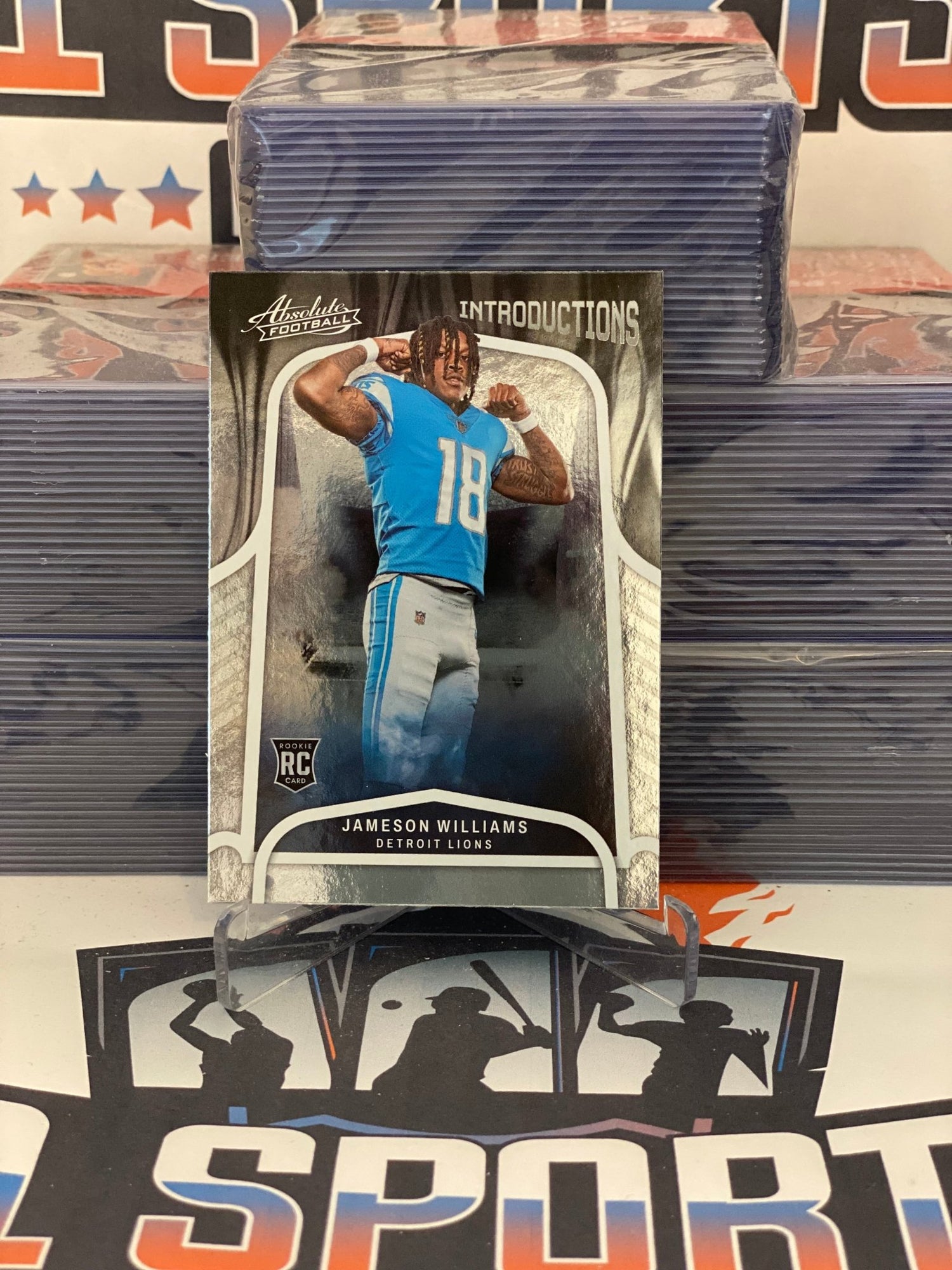 2022 Panini Absolute (Introductions) Jameson Williams Rookie #INT-7