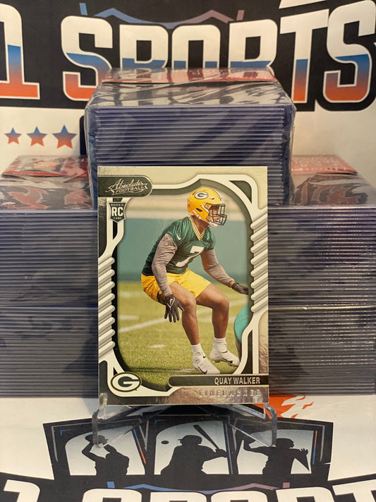 2022 Panini Absolute Quay Walker Rookie #190