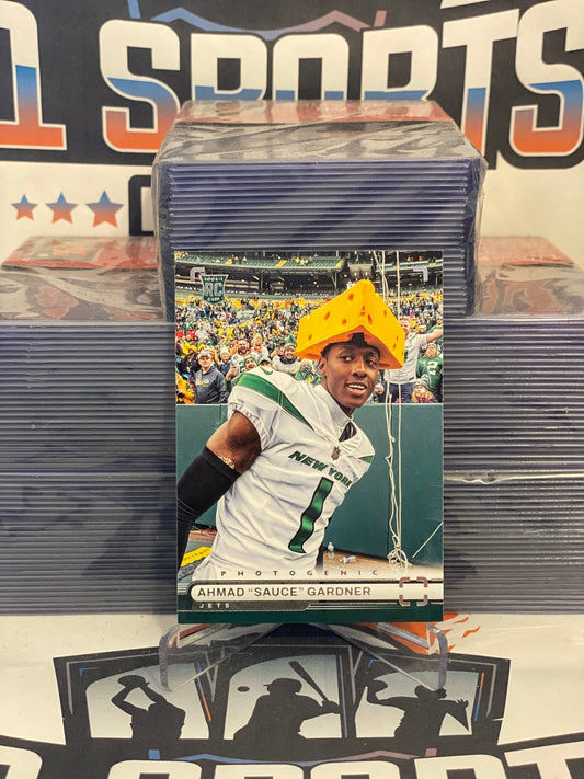 2022 Panini Chronicles (Photogenic) Ahmad "Sauce" Gardner Rookie #PH-33