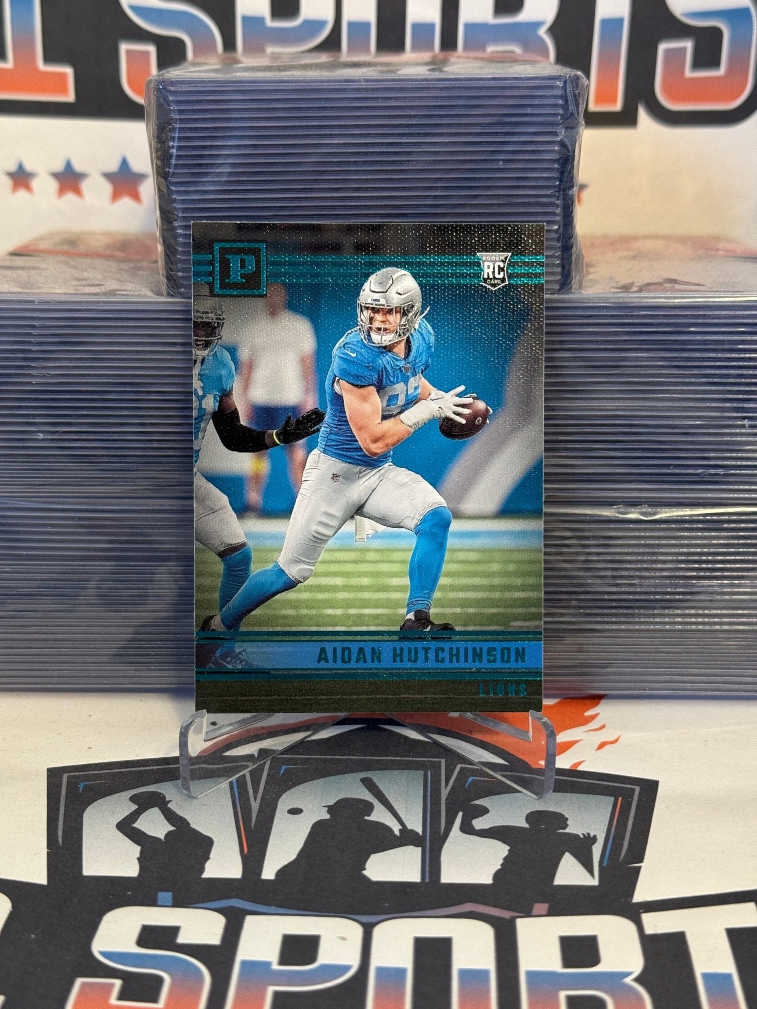 2022 Panini Chronicles (Teal, Panini) Aidan Hutchinson Rookie #PA-10