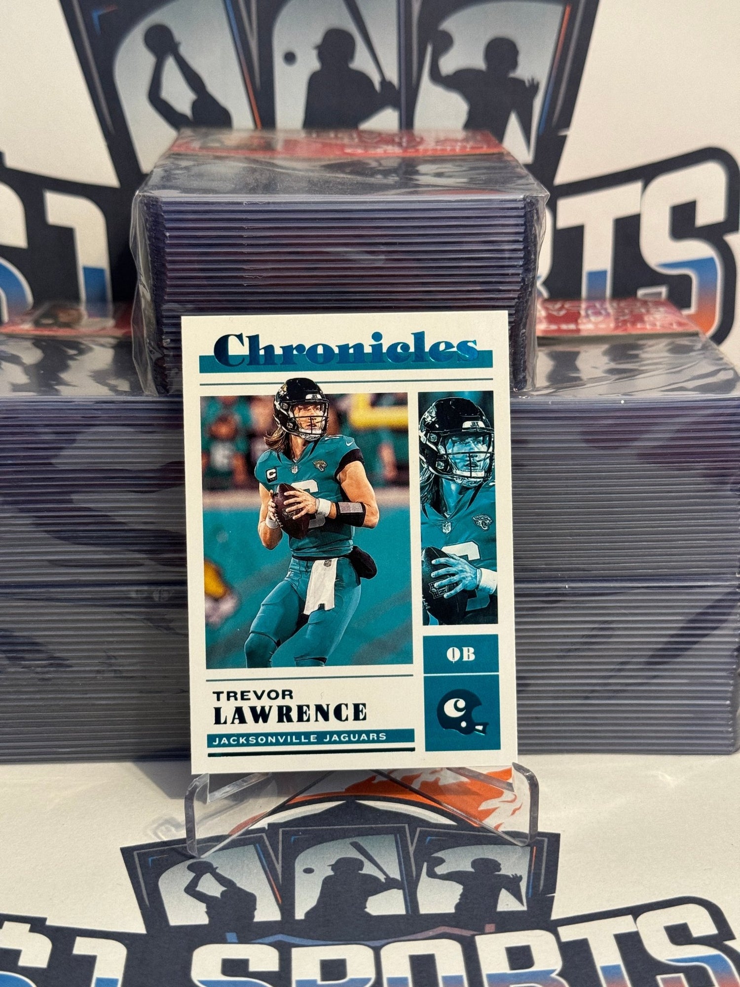 2022 Panini Chronicles (Teal) Trevor Lawrence #9