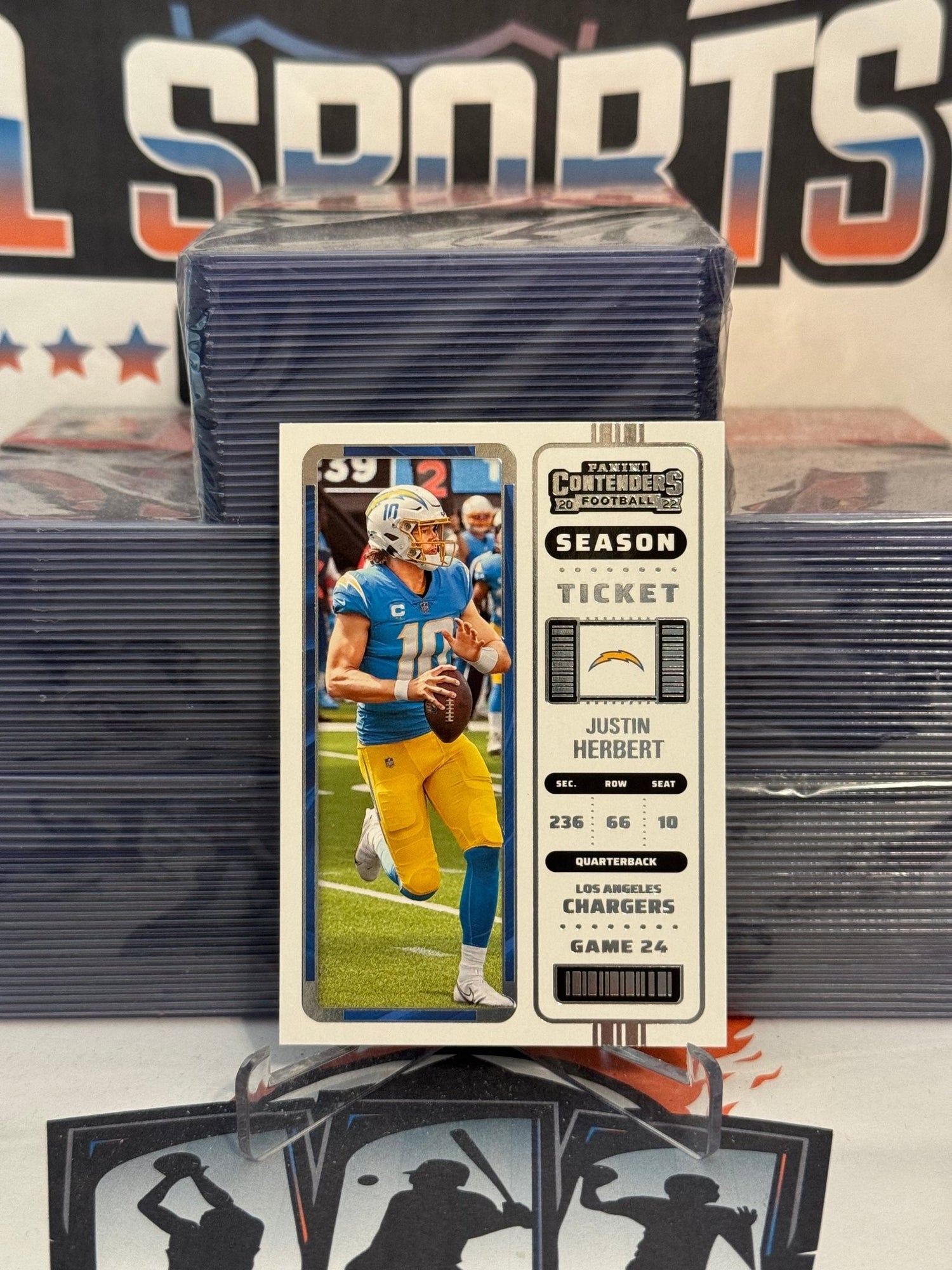 2022 Panini Contenders Justin Herbert #72