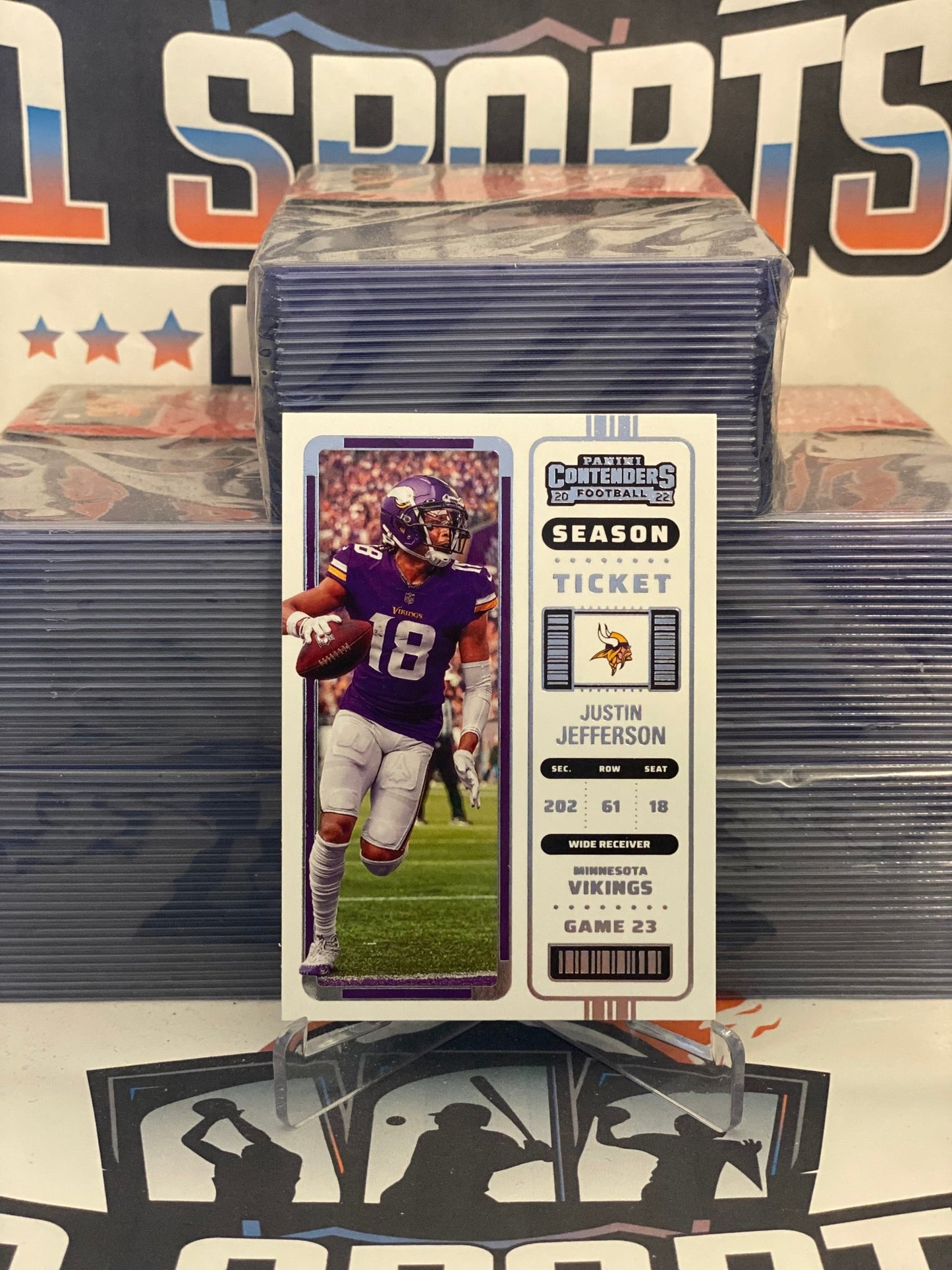2022 Panini Contenders Justin Jefferson #55