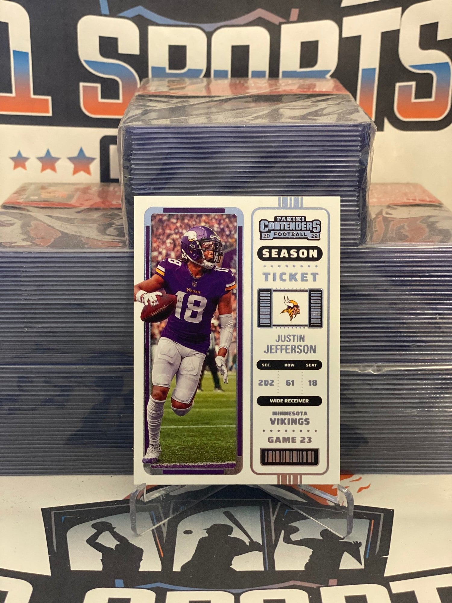 2022 Panini Contenders Justin Jefferson #55