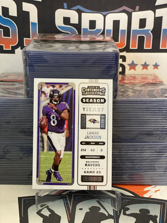2022 Panini Contenders Lamar Jackson #5