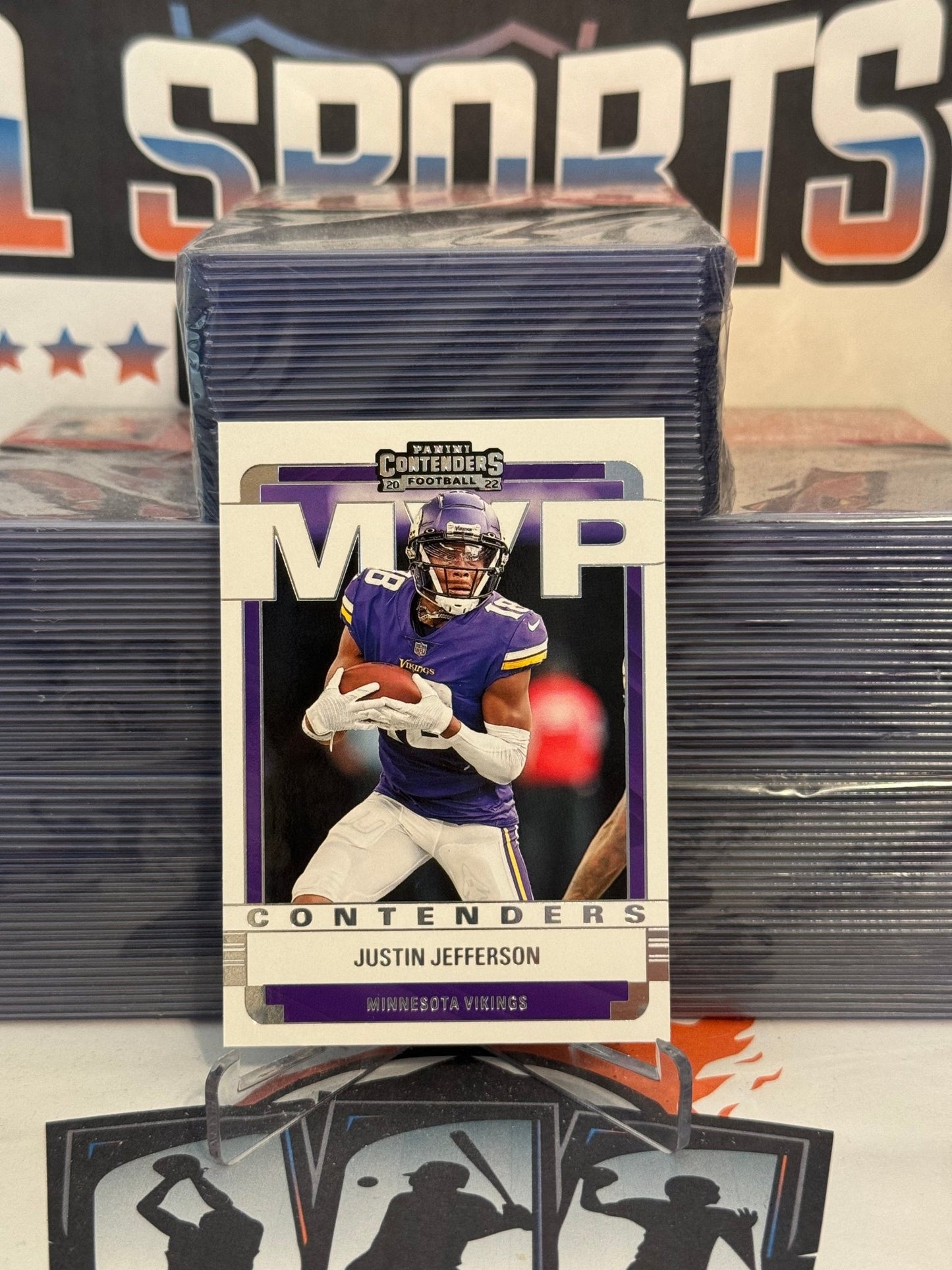2022 Panini Contenders (MVP) Justin Jefferson #MVP-JJE