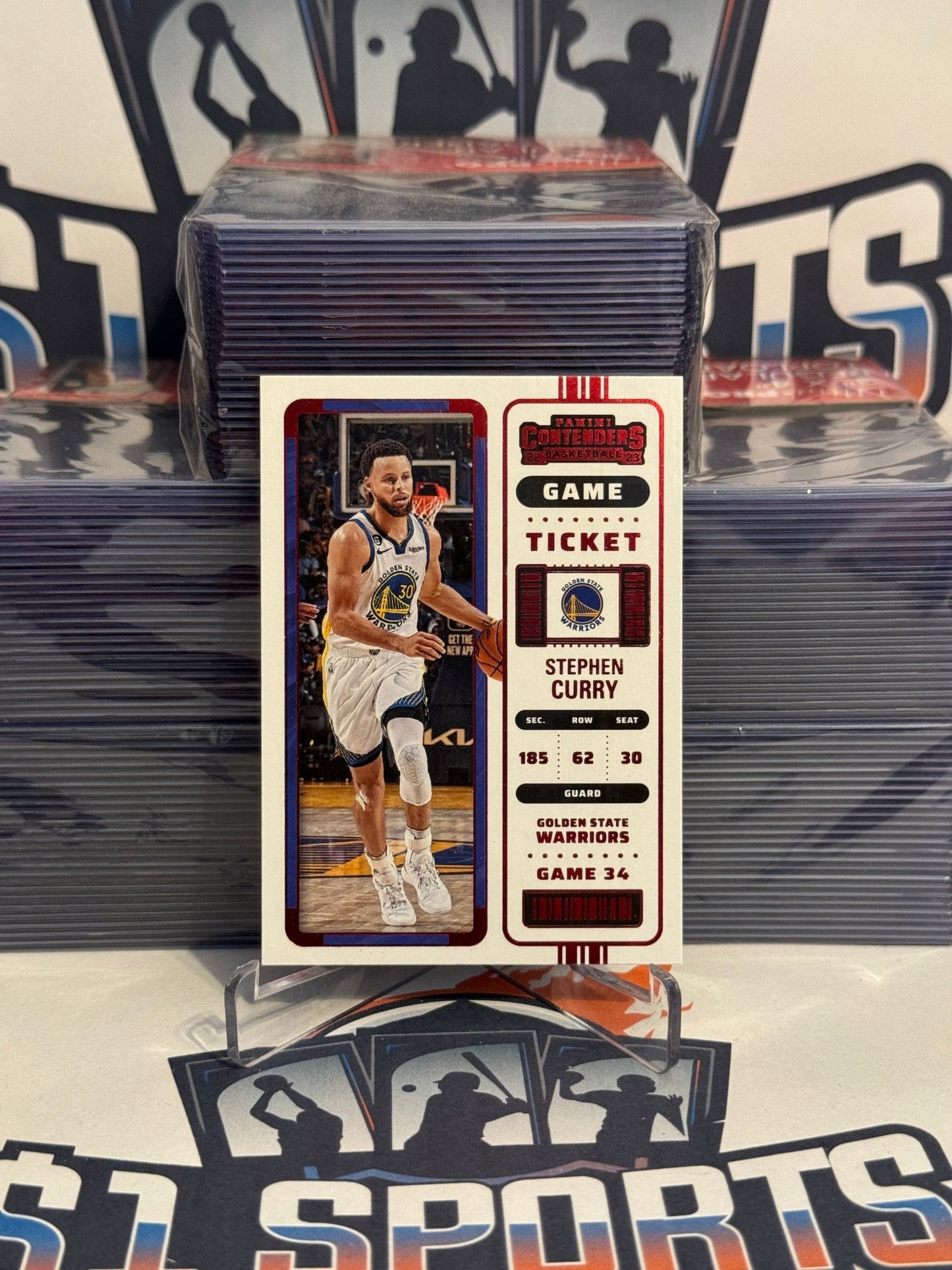 2022 Panini Contenders (Red) Stephen Curry #31