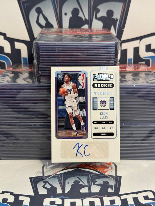 2022 Panini Contenders (Rookie Ticket Auto) Keon Ellis #161