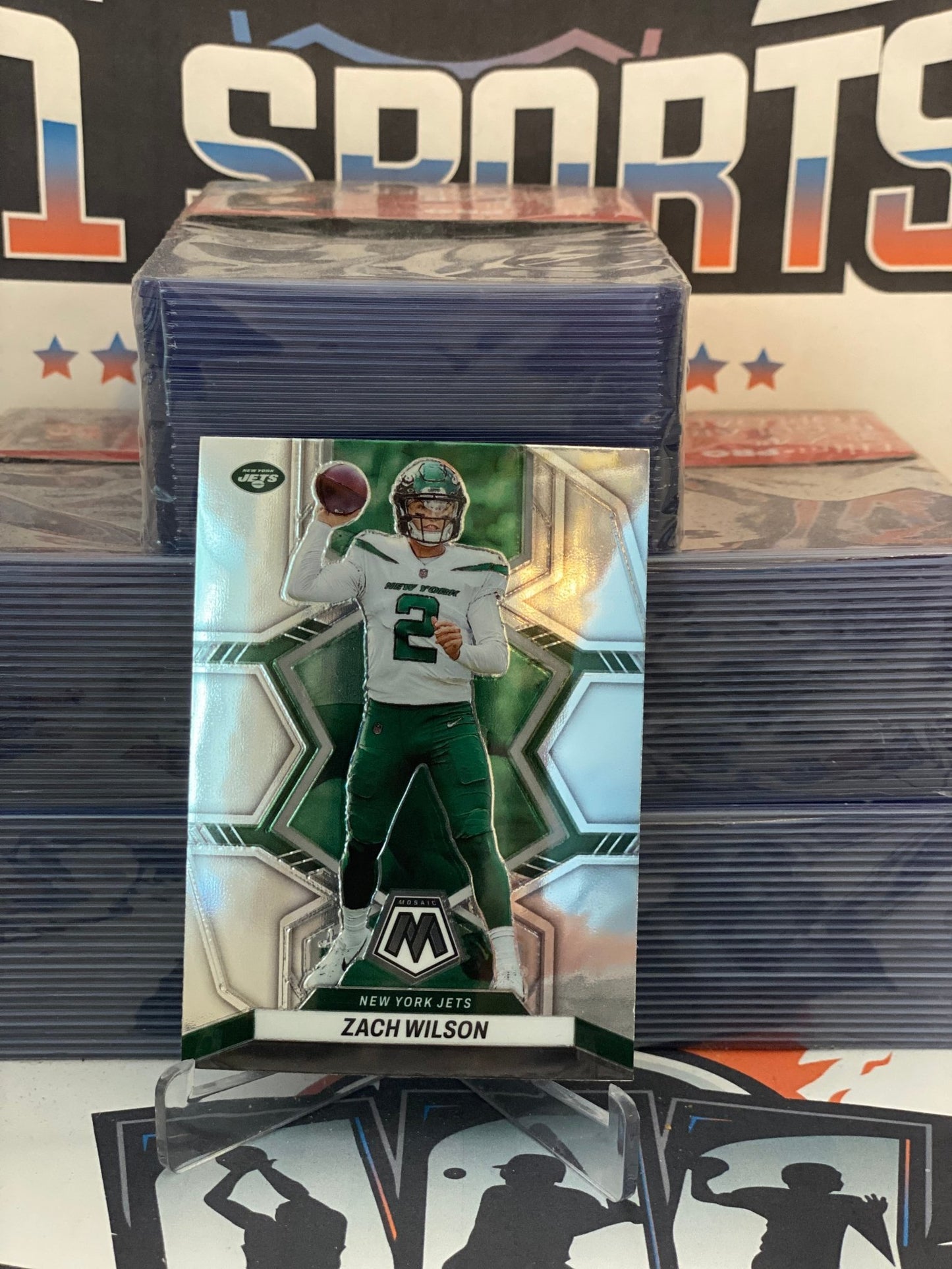 2022 Panini Mosaic (2nd Year) Zach Wilson #151