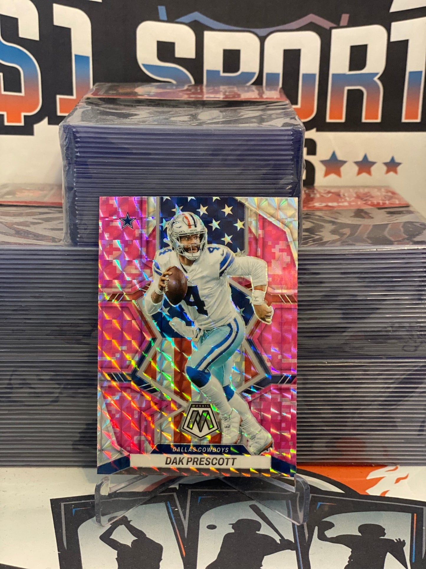 2022 Panini Mosaic (Camo Pink Prizm) Dak Prescott #258
