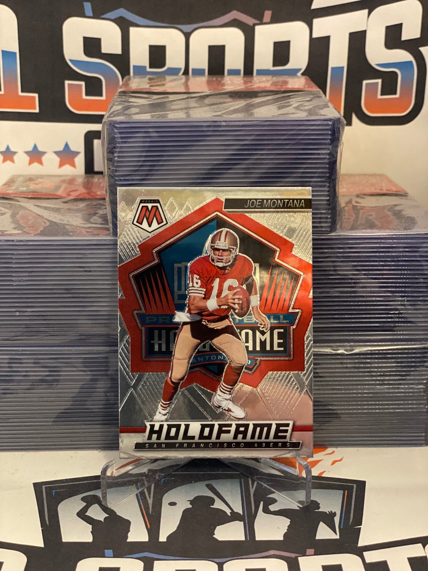 2022 Panini Mosaic (HoloFame) Joe Montana #HF-1