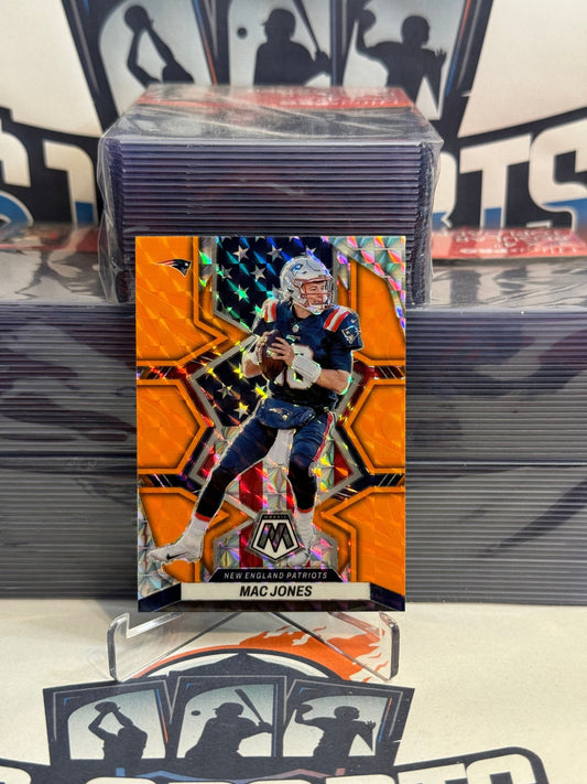2022 Panini Mosaic (Orange Reactive Prizm, National Pride) Mac Jones #266