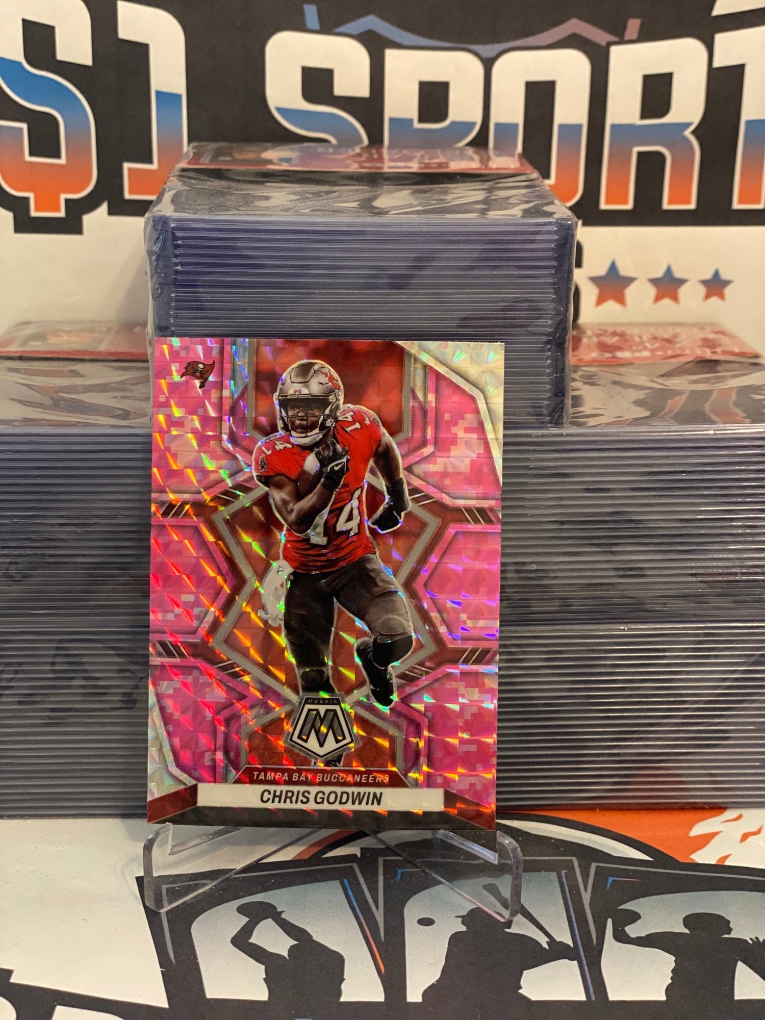 2022 Panini Mosaic (Pink Camo Prizm) Chris Godwin #185