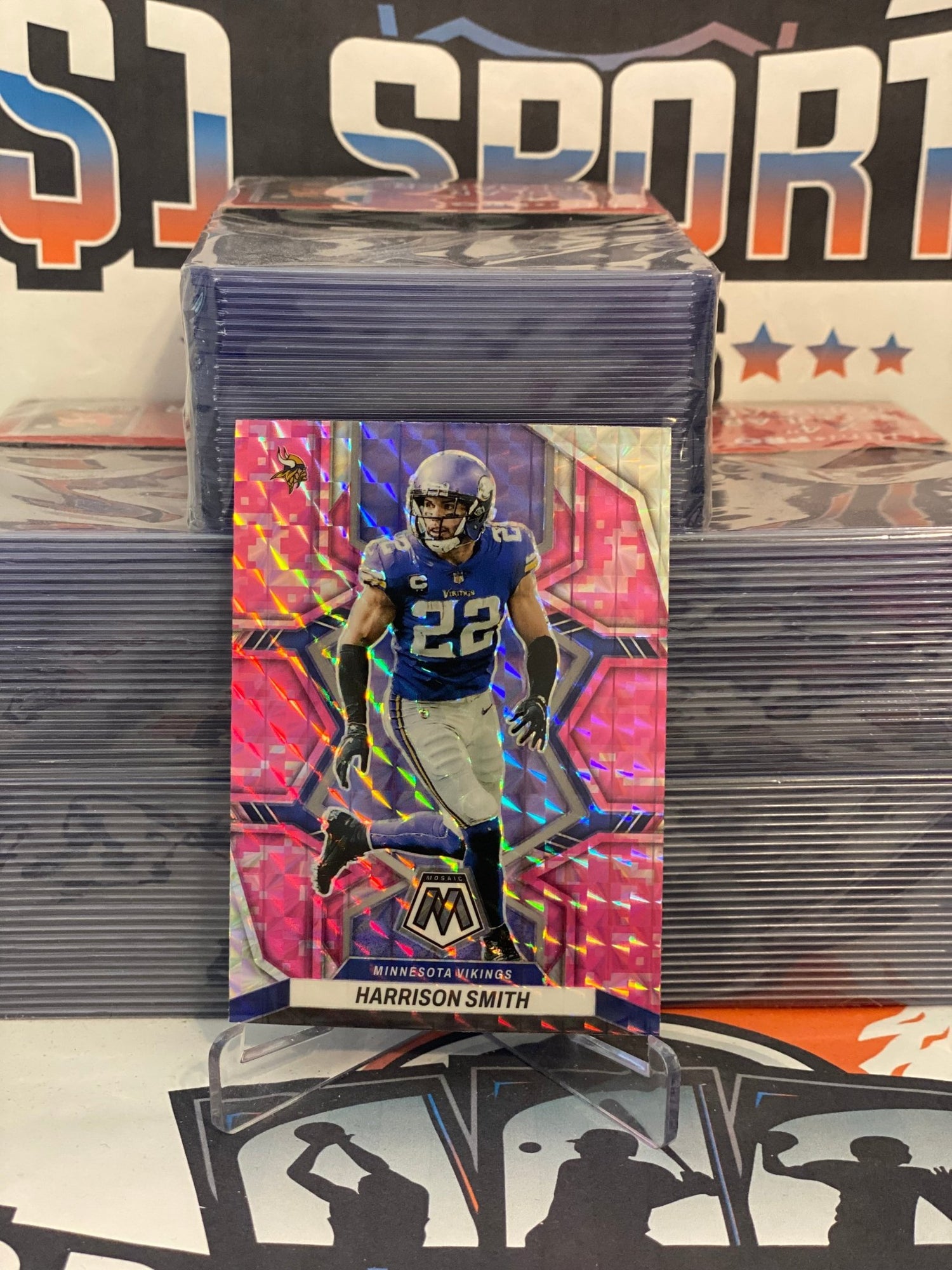 2022 Panini Mosaic (Pink Camo Prizm) Harrison Smith #131