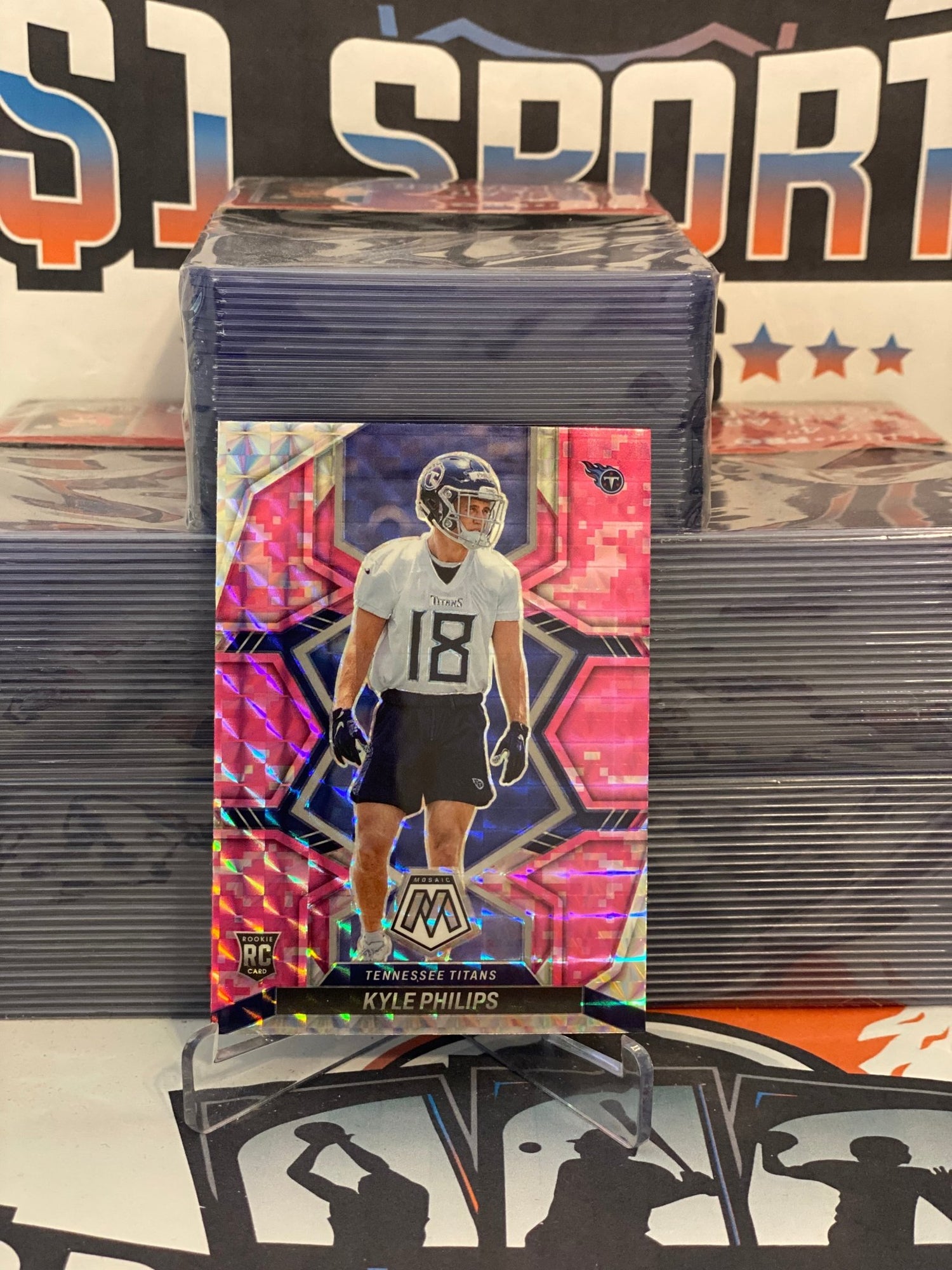 2022 Panini Mosaic (Pink Camo Prizm) Kyle Philips Rookie #346