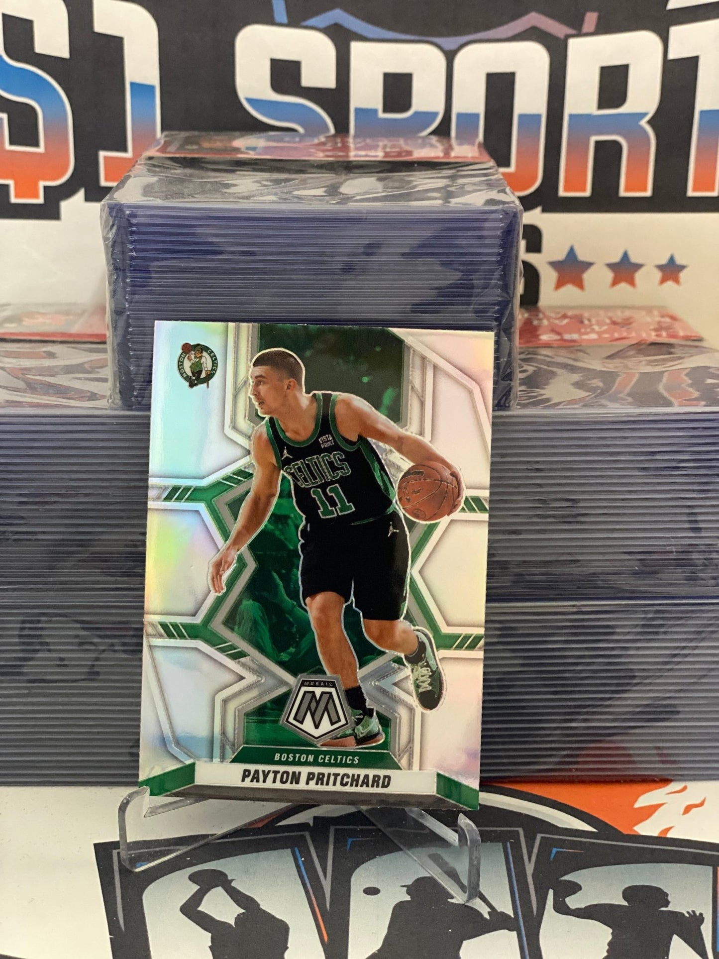 2022 Panini Mosaic (Silver Prizm) Payton Pritchard #131