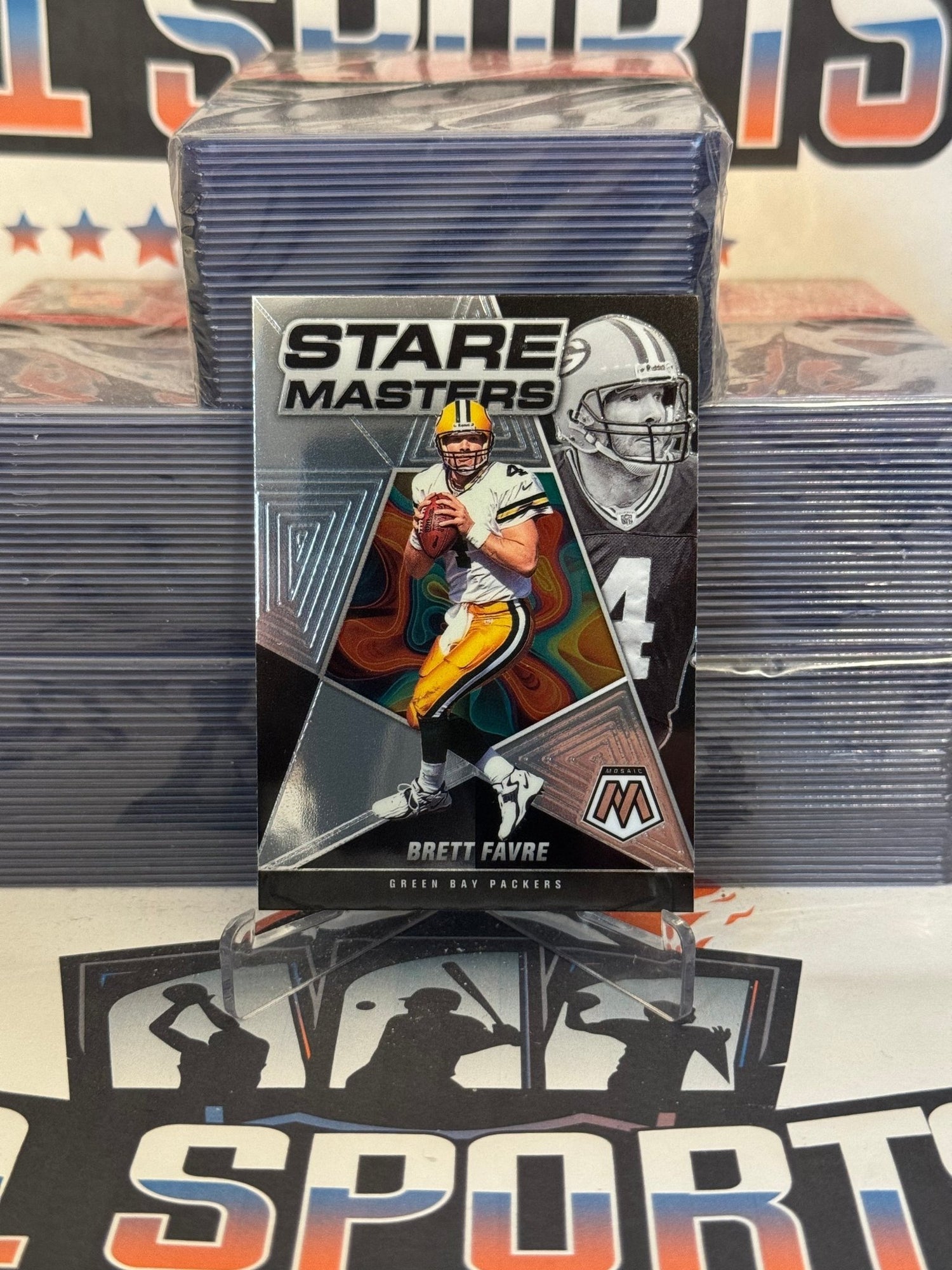 2022 Panini Mosaic (Stare Masters) Brett Favre #SM-20
