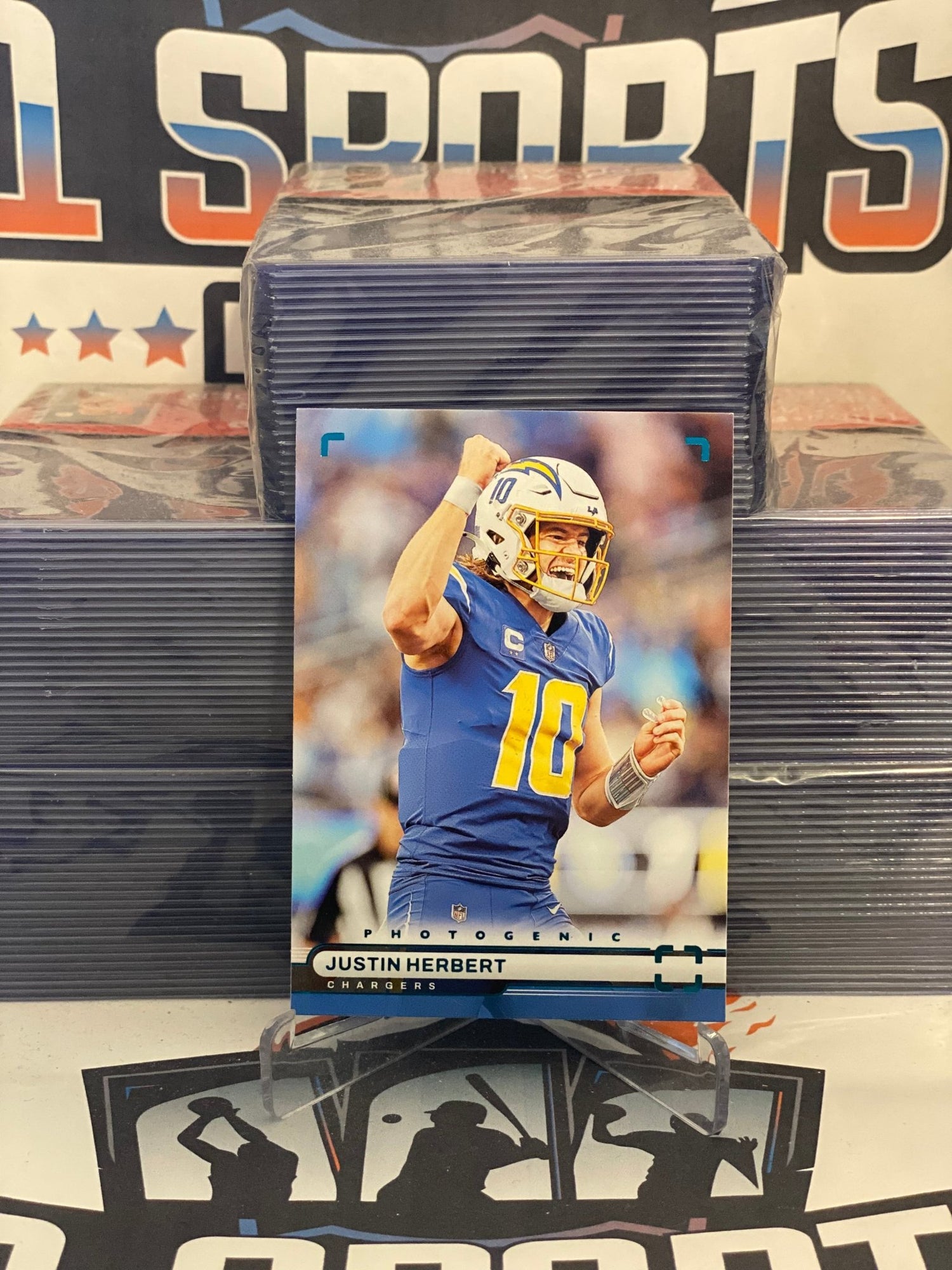 2022 Panini Photogenic (Teal) Justin Herbert #PH-19