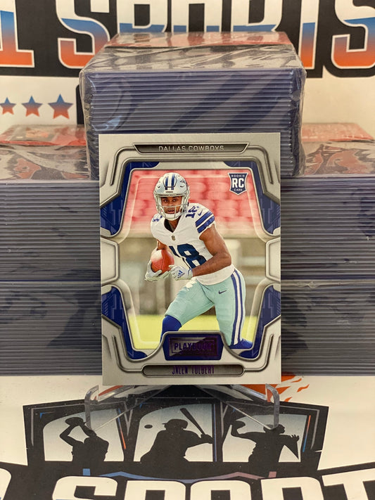 2022 Panini Playbook (Purple) Jalen Tolbert Rookie #131