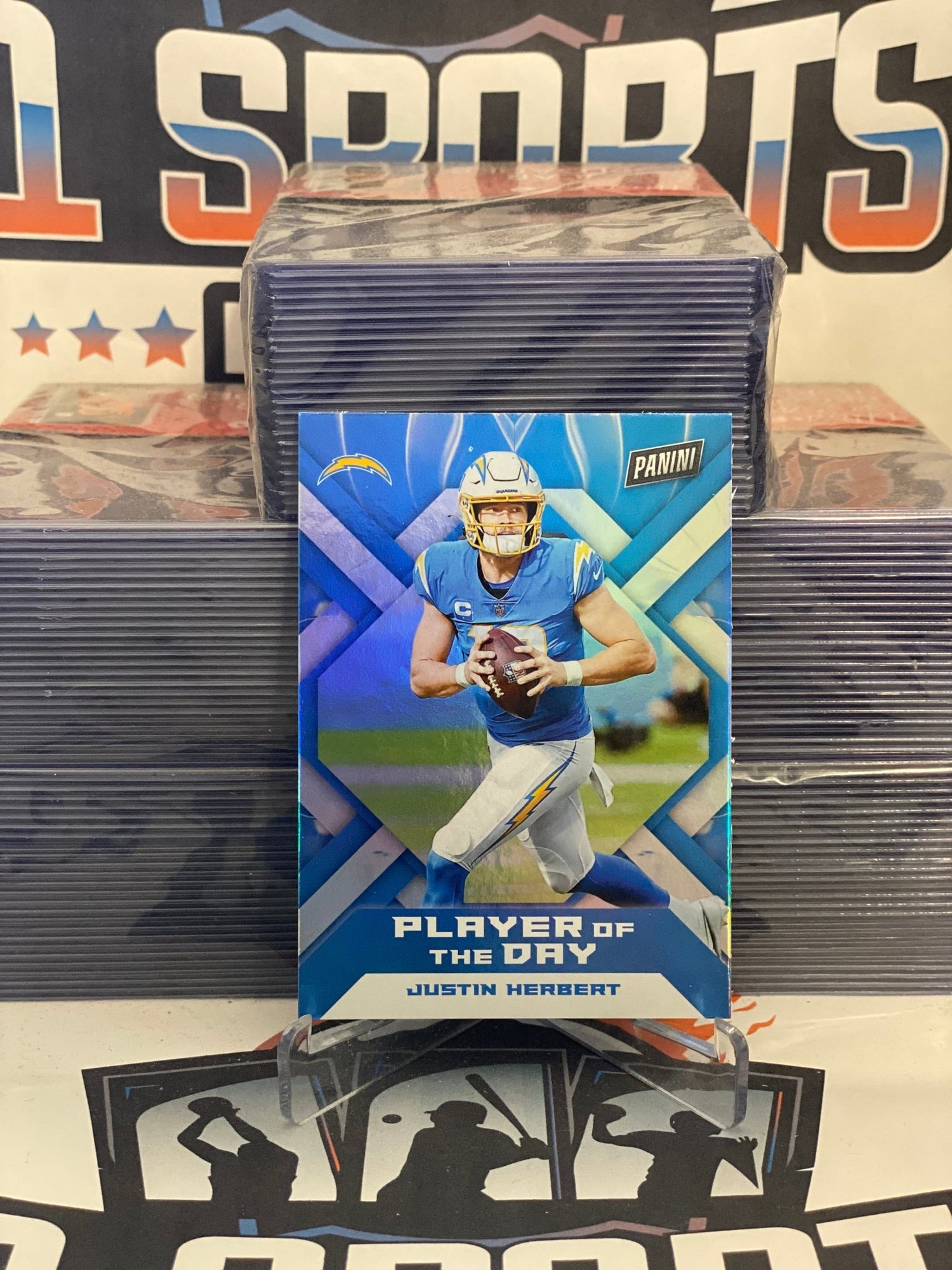 2022 Panini Player of the Day Justin Herbert #6