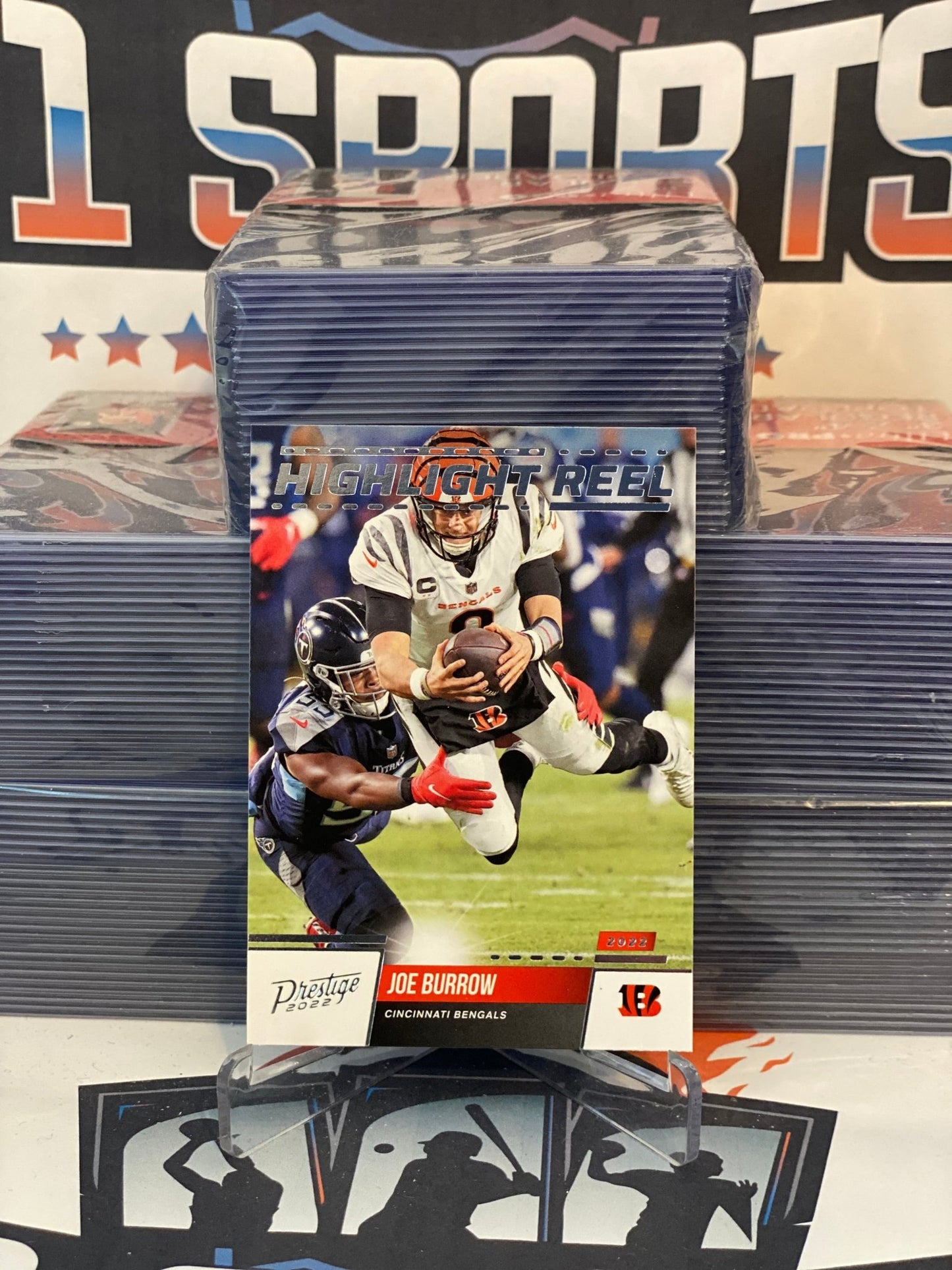 2022 Panini Prestige (Highlight Reel) Joe Burrow #HT-12