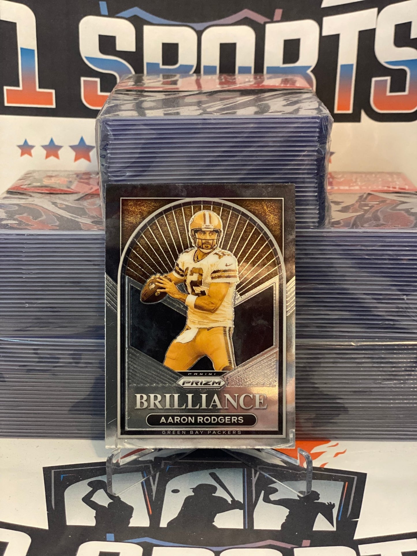 2022 Panini Prizm (Brilliance) Aaron Rodgers #B-6