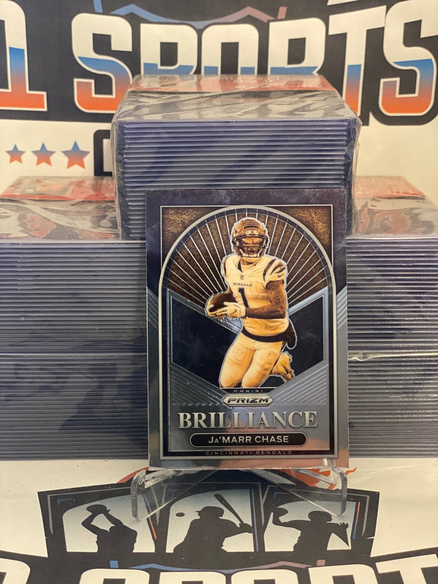 2022 Panini Prizm (Brilliance) Ja'Marr Chase #B-9