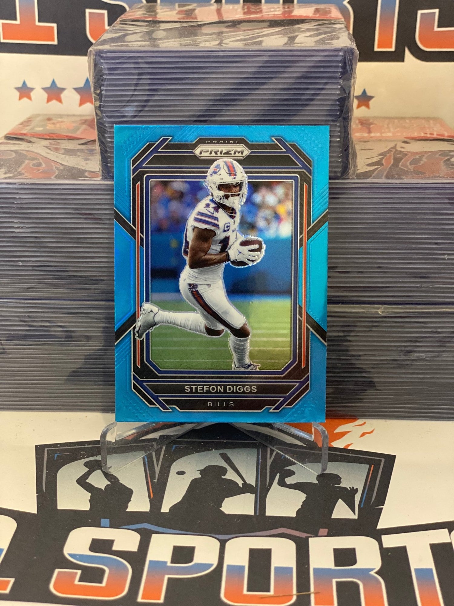 2022 Panini Prizm (Light Blue Prizm) Stefon Diggs #31