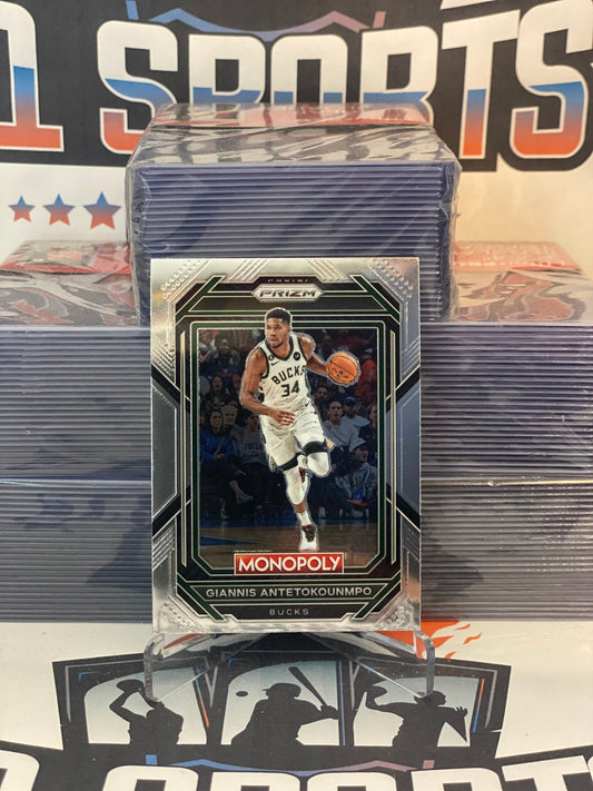 2022 Panini Prizm (Monopoly) Giannis Antetokounmpo #49