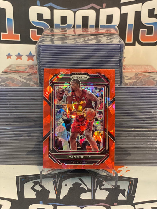 2022 Panini Prizm (Red Ice Prizm) Evan Mobley #81