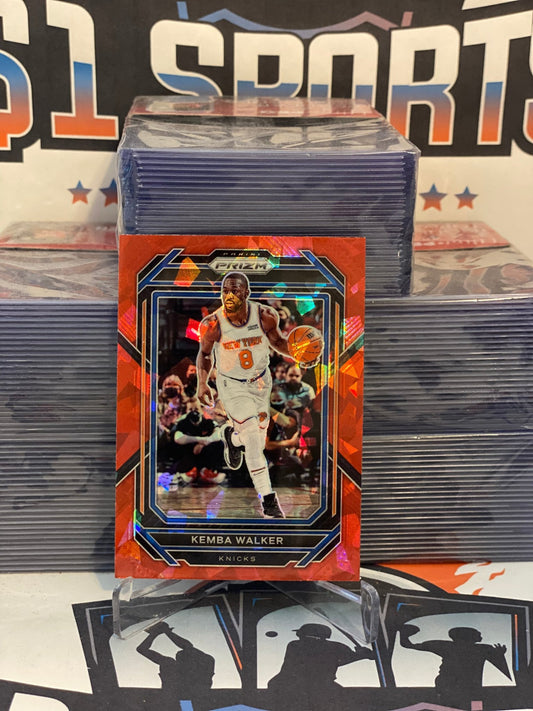 2022 Panini Prizm (Red Ice Prizm) Kemba Walker #197