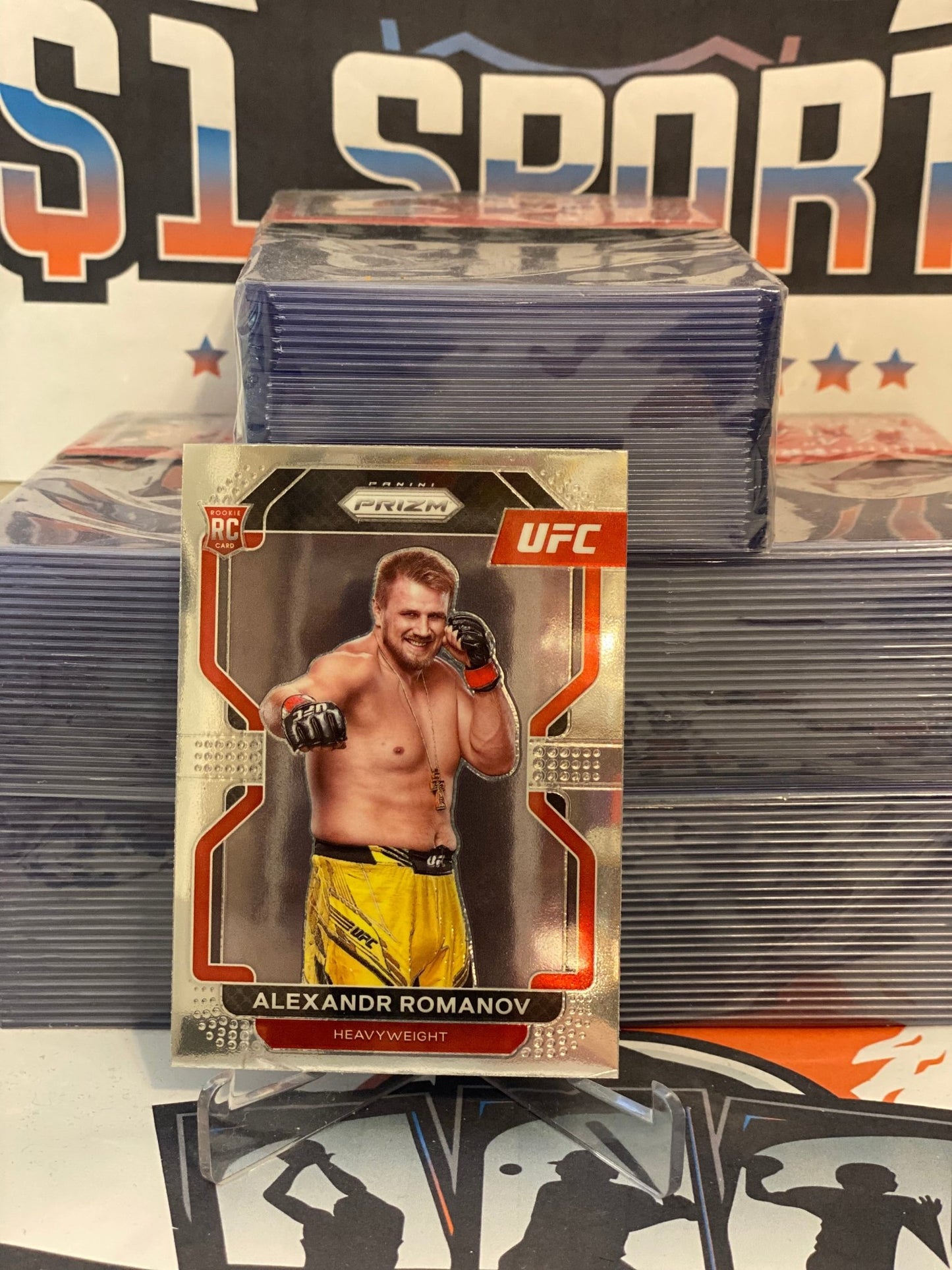 2022 Panini Prizm UFC Alexandr Romanov Rookie #137