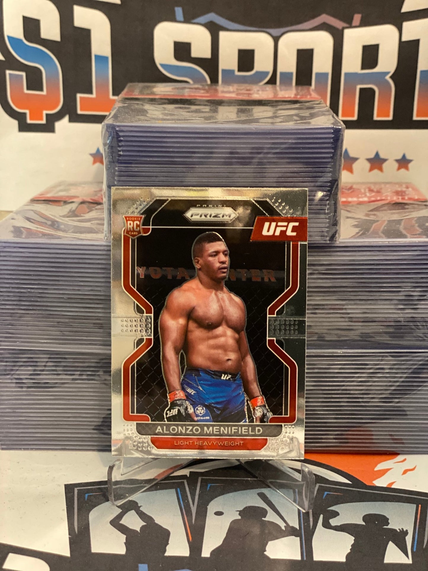 2022 Panini Prizm UFC Alonzo Menifield Rookie #157