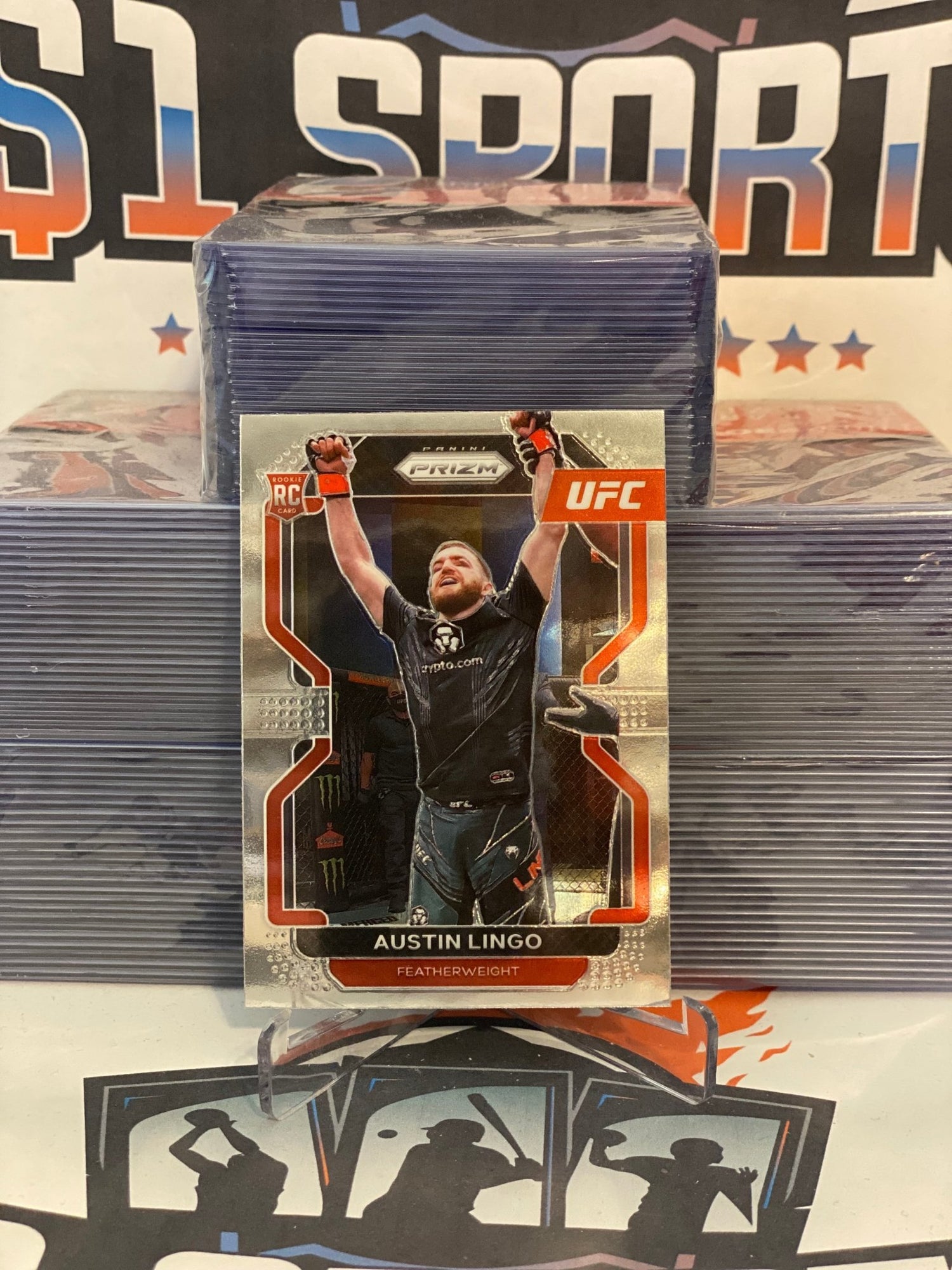 2022 Panini Prizm UFC Austin Lingo Rookie #109