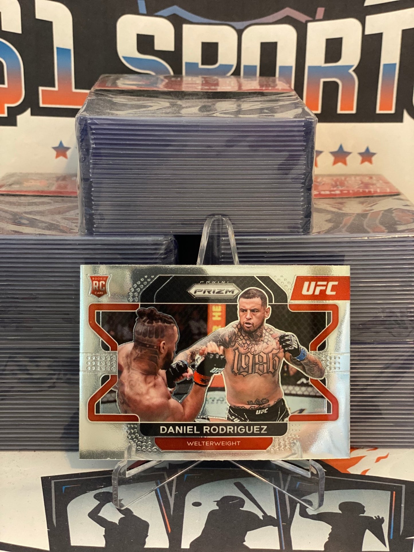 2022 Panini Prizm UFC Daniel Rodriguez Rookie #89